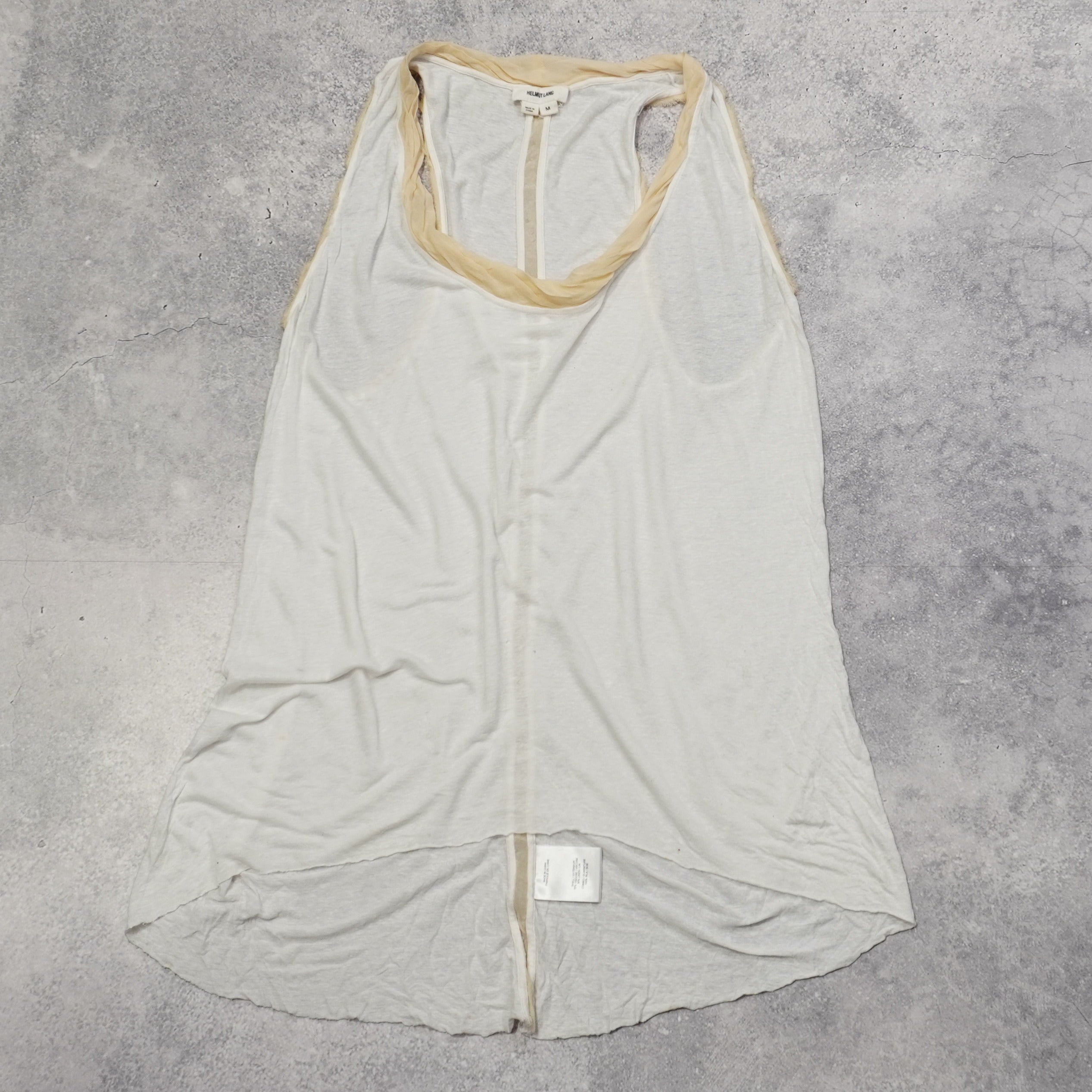 Helmut Lang Sheer Tank Top