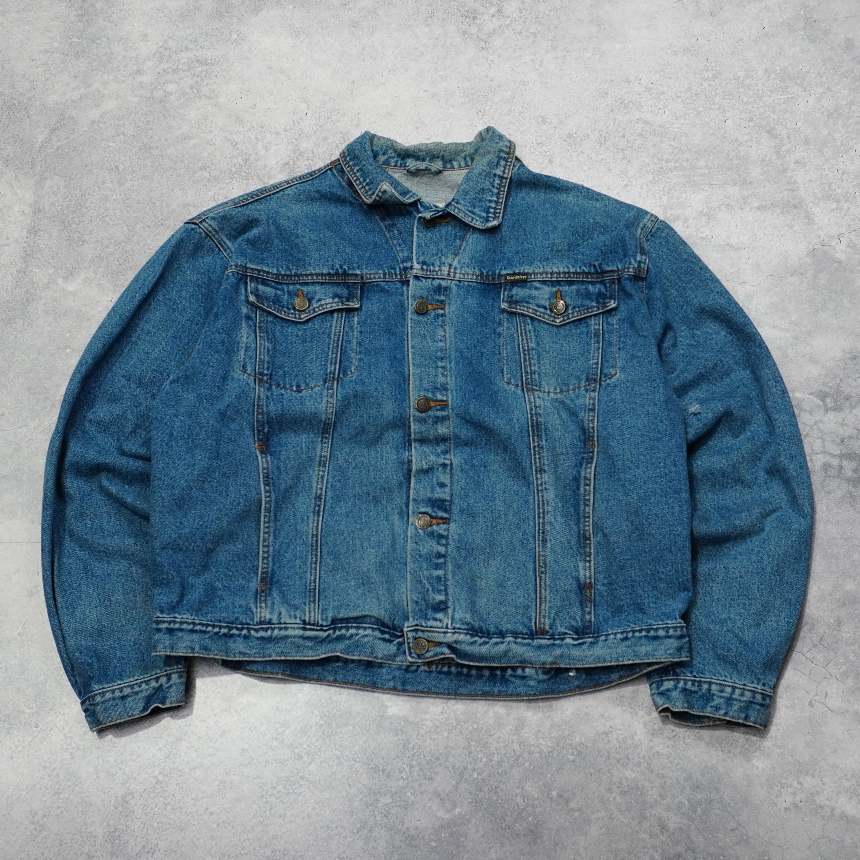 2000s Taxi Driver Denim Jacket