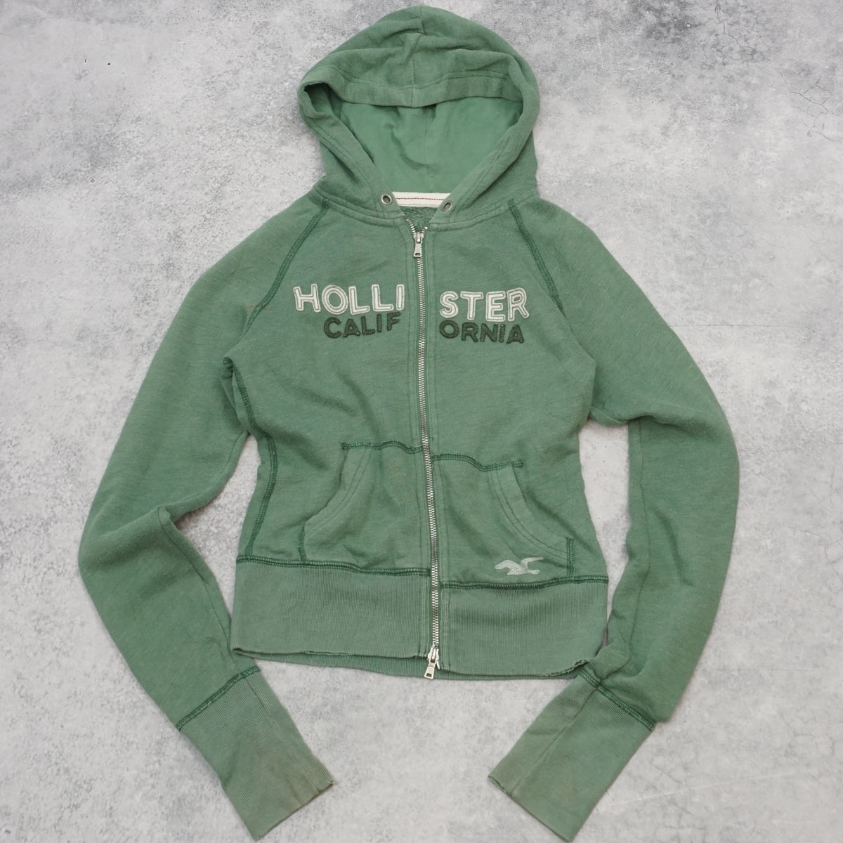 2000s Hollister Zip Up Hoodie