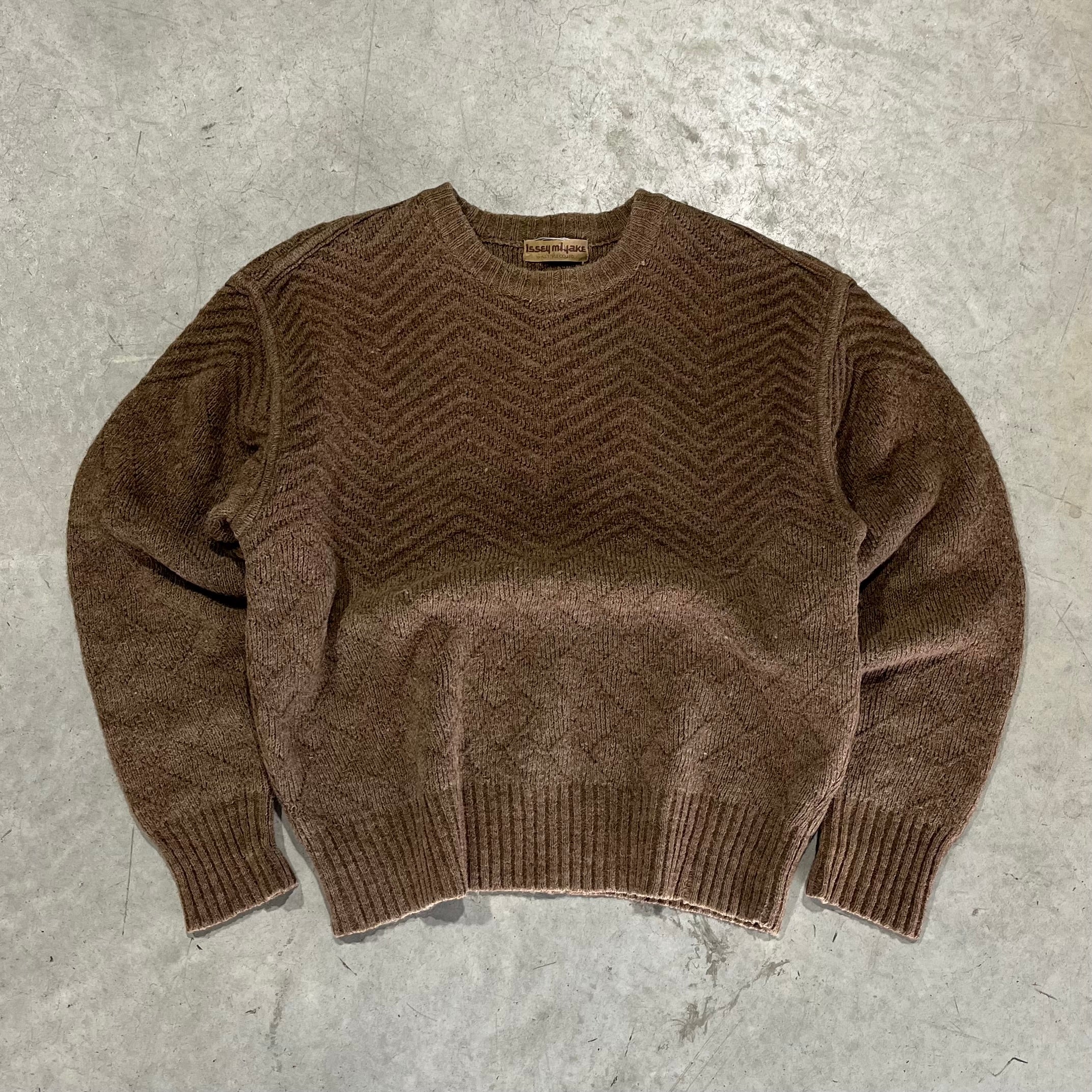 Issey Miyake Wool Knit Sweater