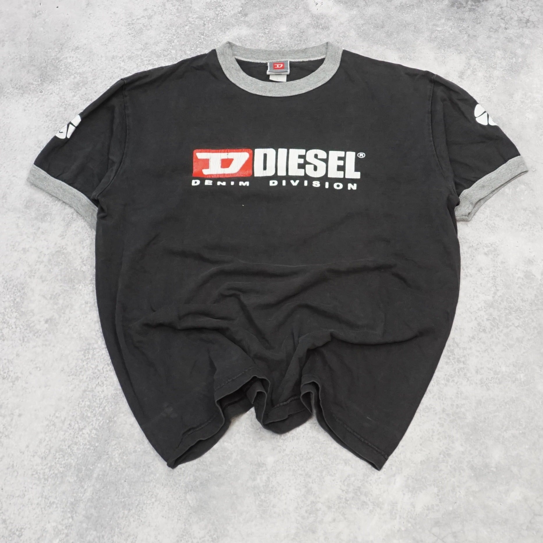 2000s Diesel Denim Division Graphic T-Shirt