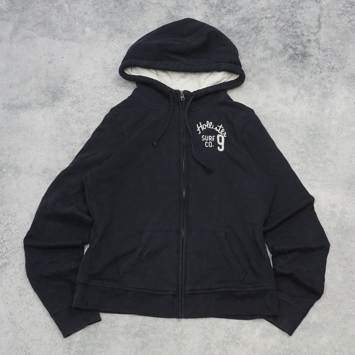 2000s Hollister Surf Co Fleece Lined Hoodie