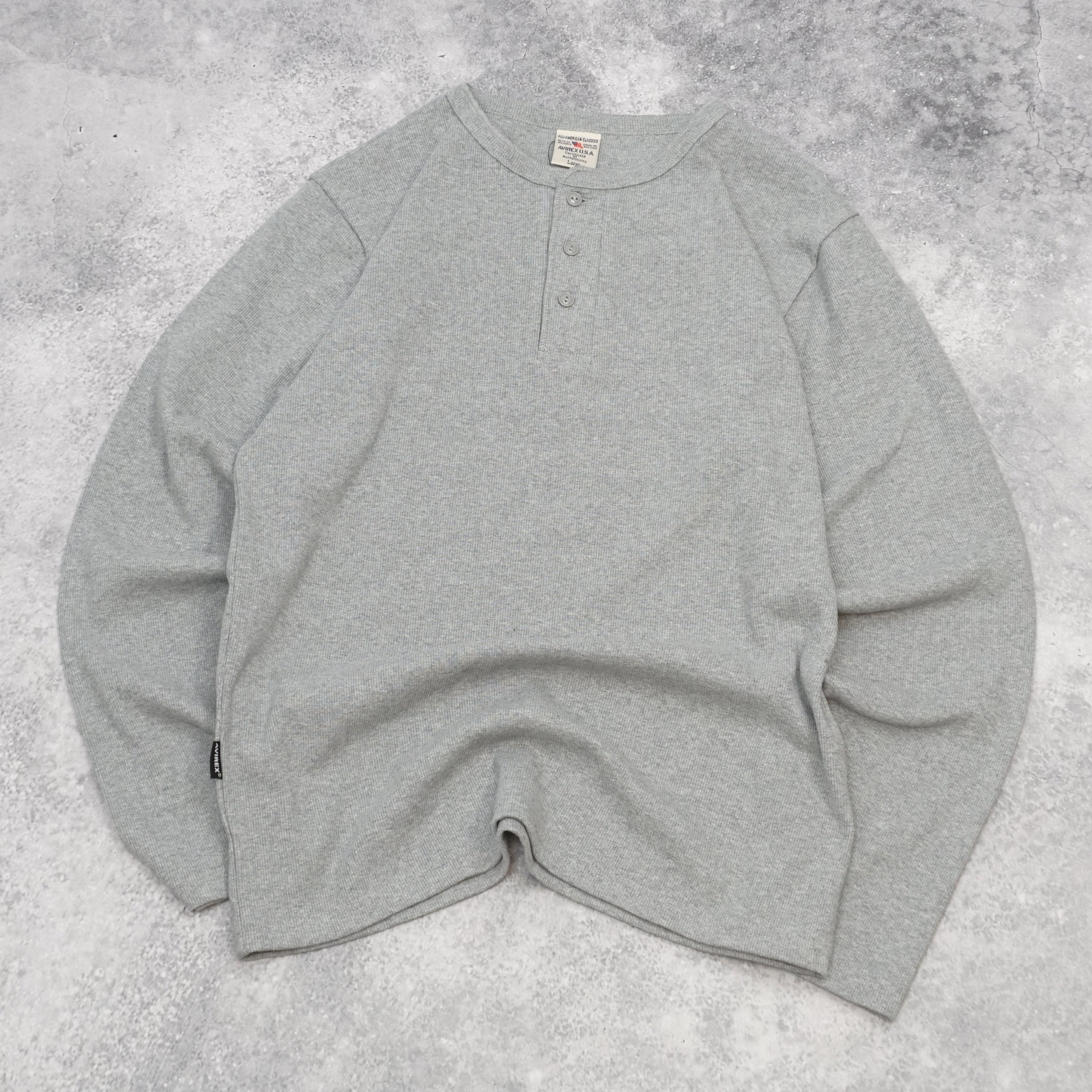 Avirex Daily Wear Henley Long Sleeve Shirt