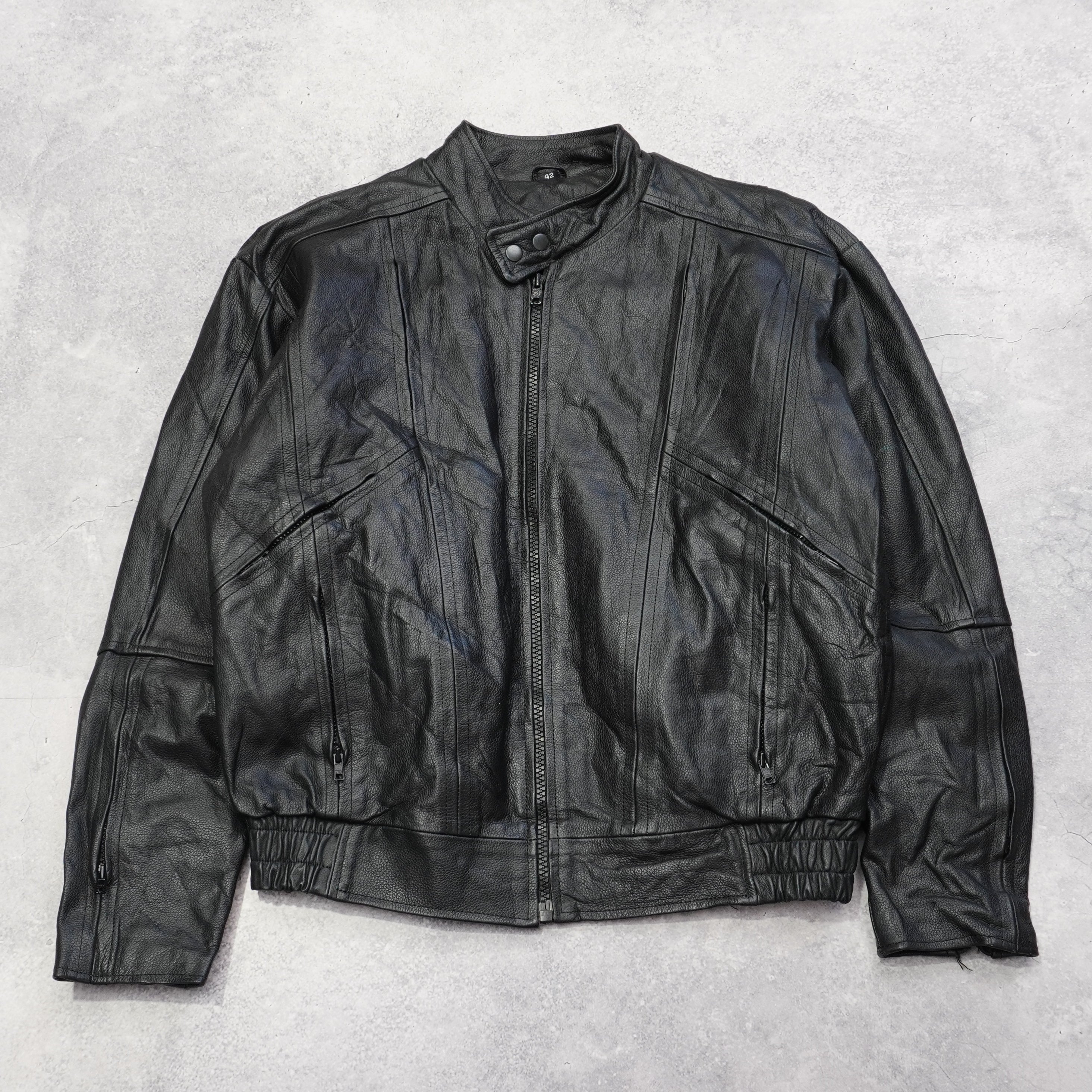 2000s Biker Leather Jacket