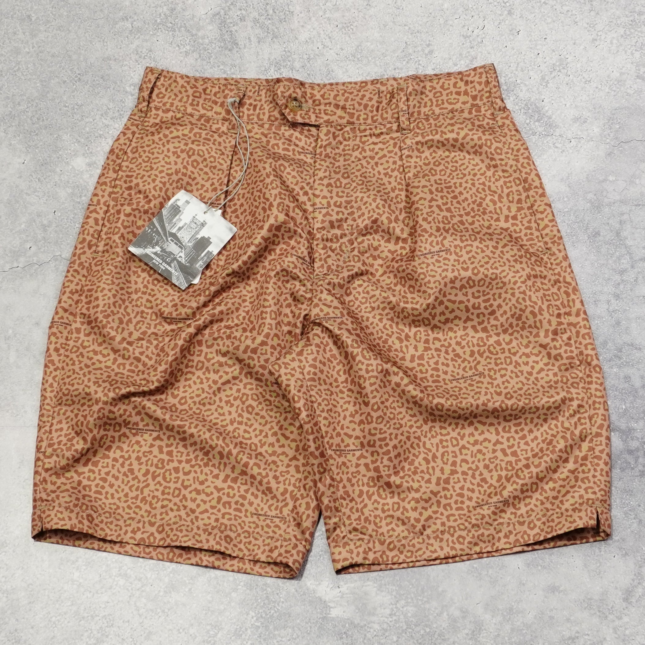 Engineered Garments Leopard Print Shorts