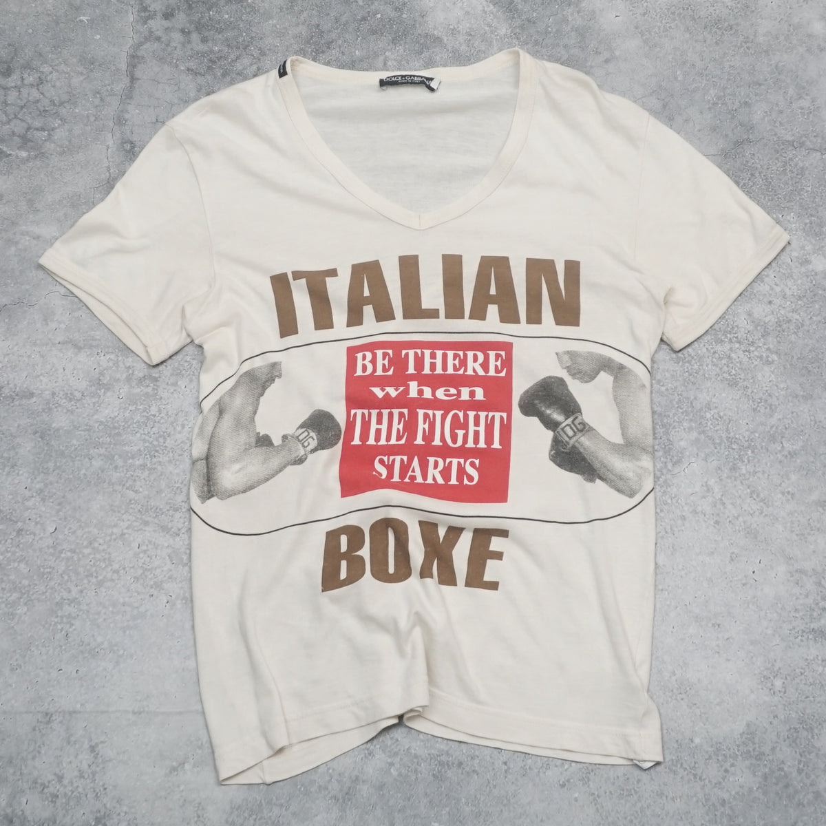 2000s Dolce & Gabbana Italian Boxe T-Shirt