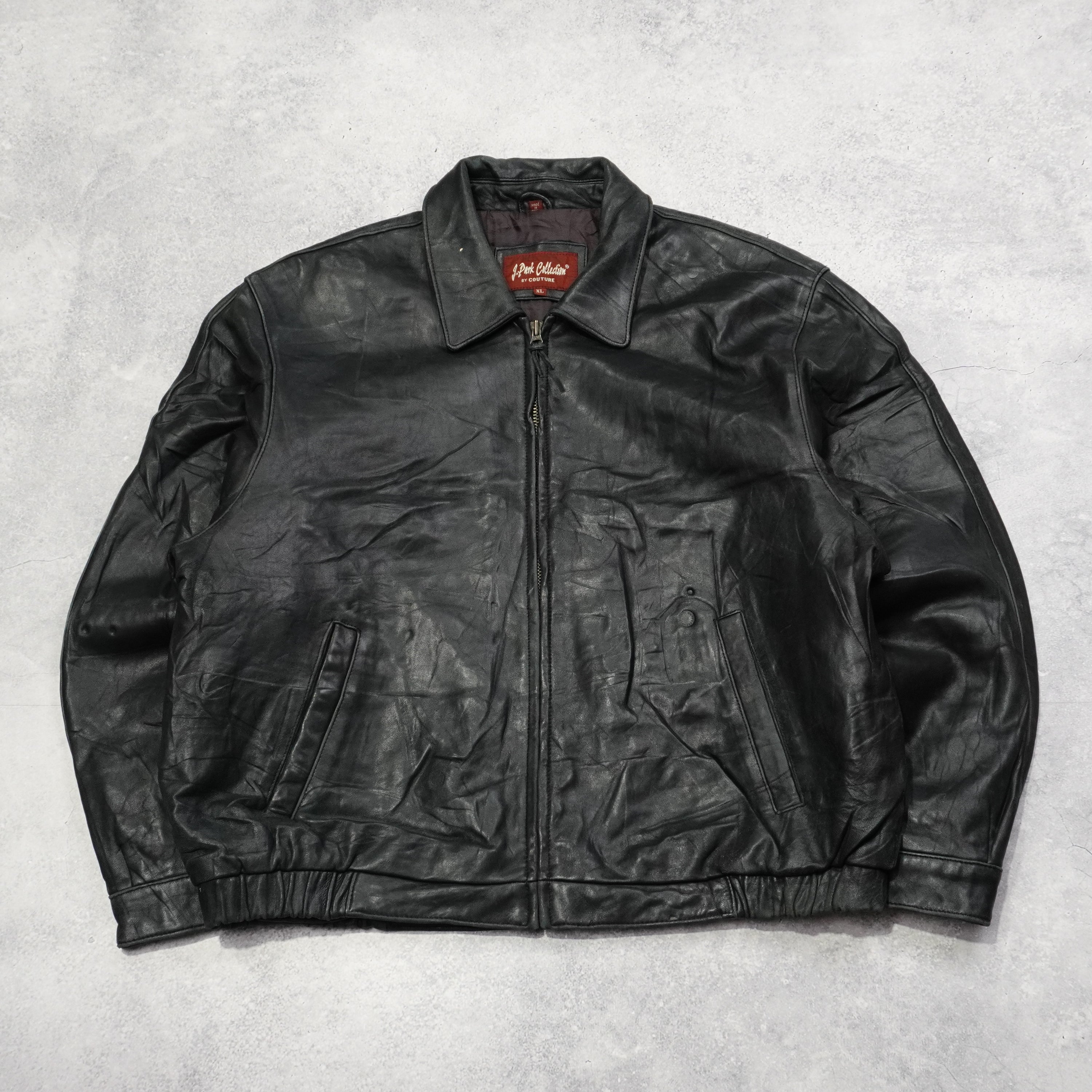 90s J Park Collection Leather Jacket