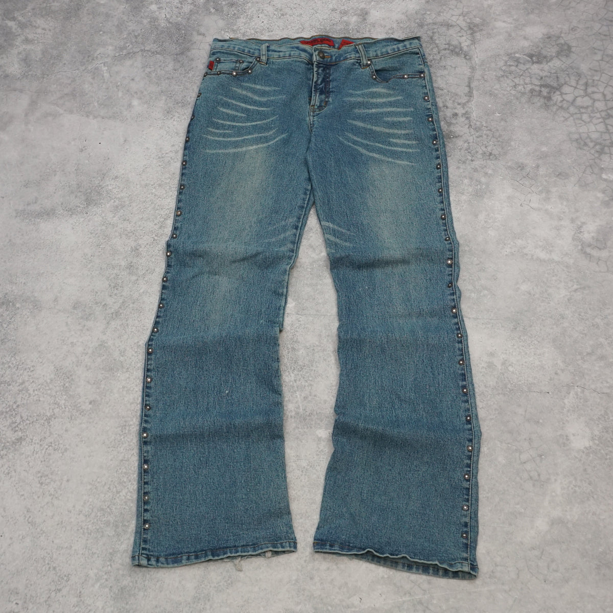 2000s Jane Doe Studded Flared Jeans