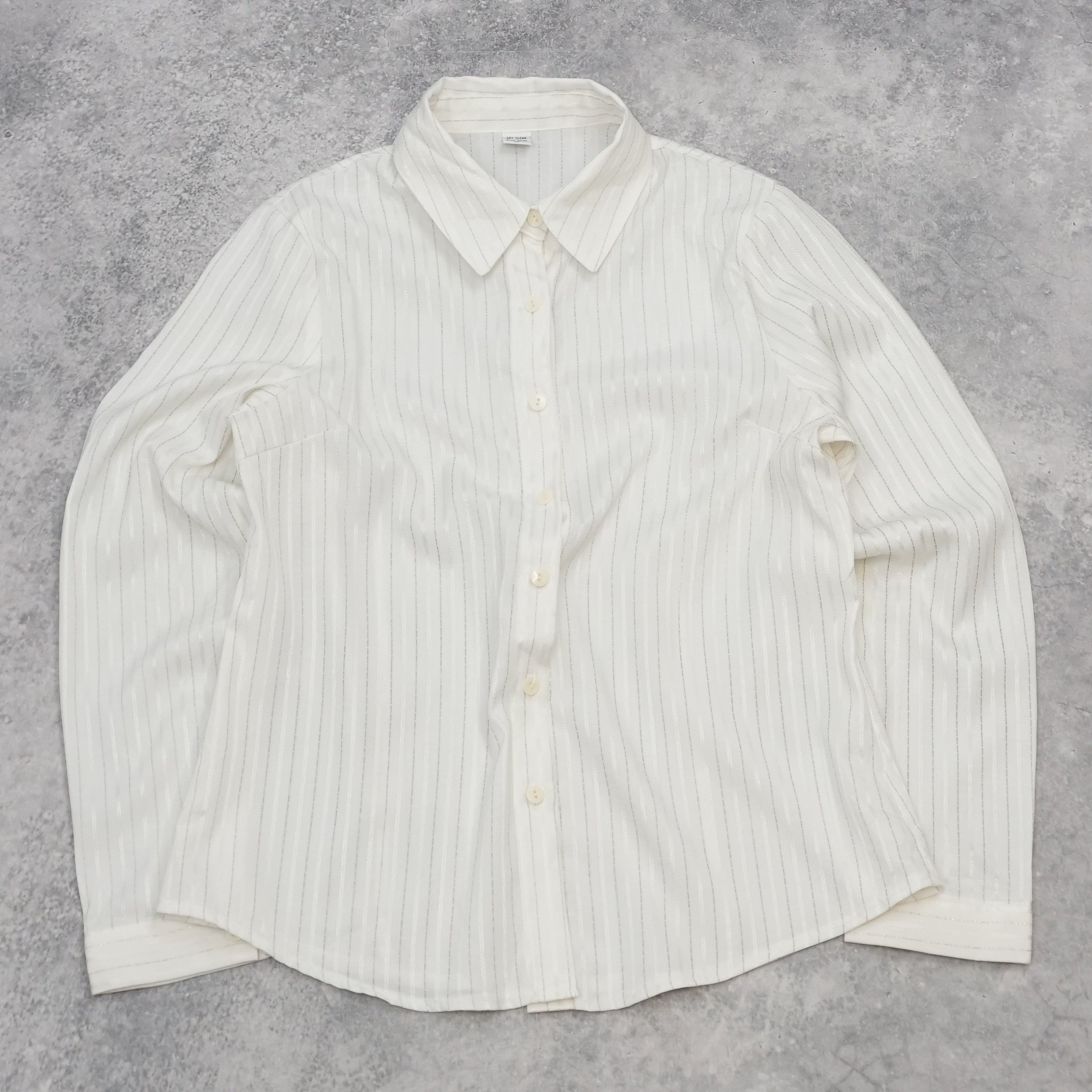 2000s Lightweight Striped Button Up