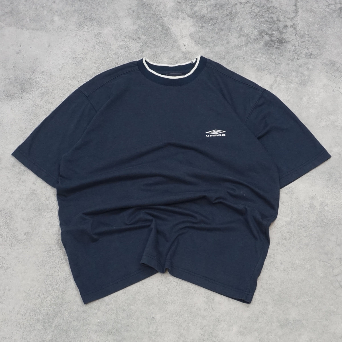 90s Umbro Ringer Embroidered T-Shirt