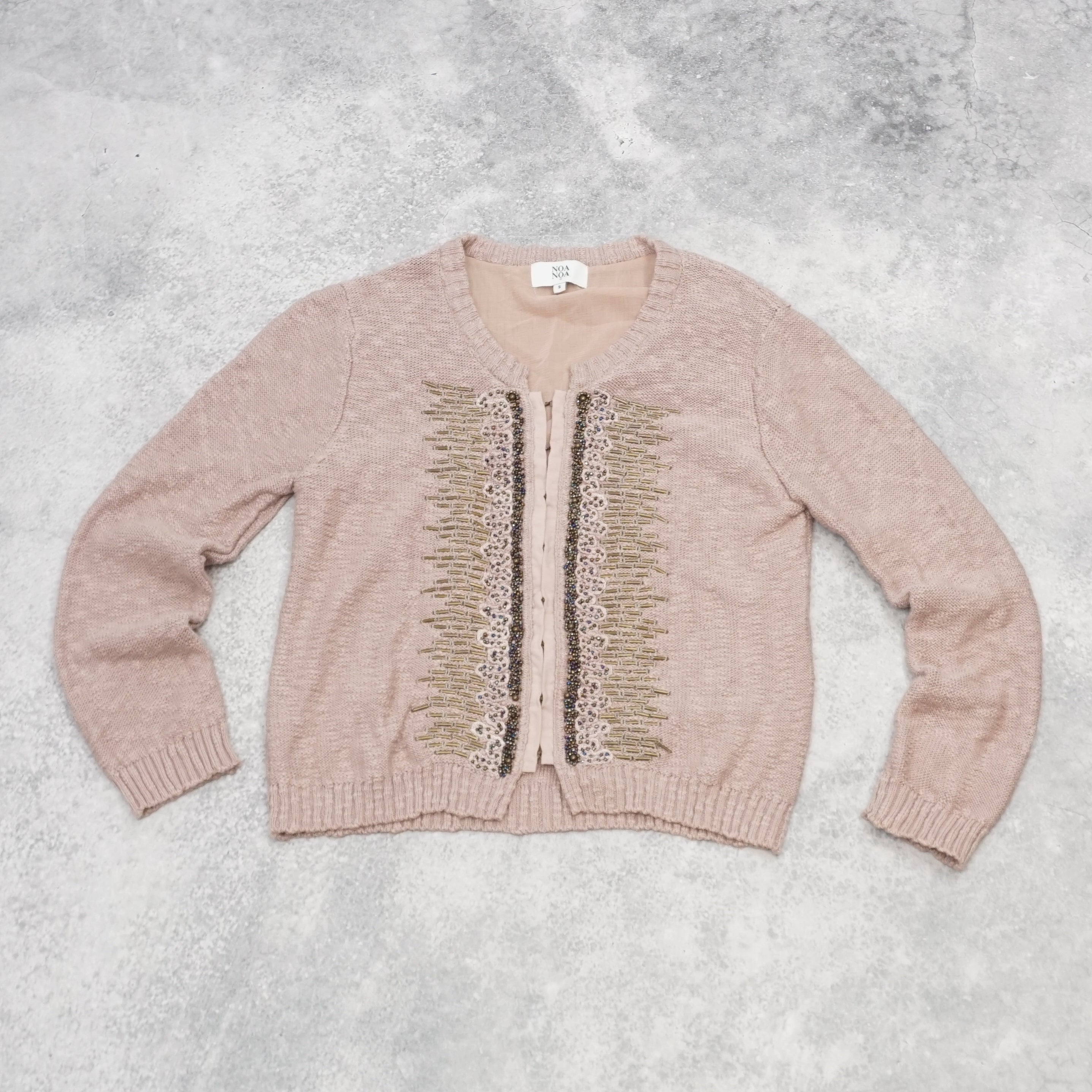 Noa Noa Beaded Cardigan