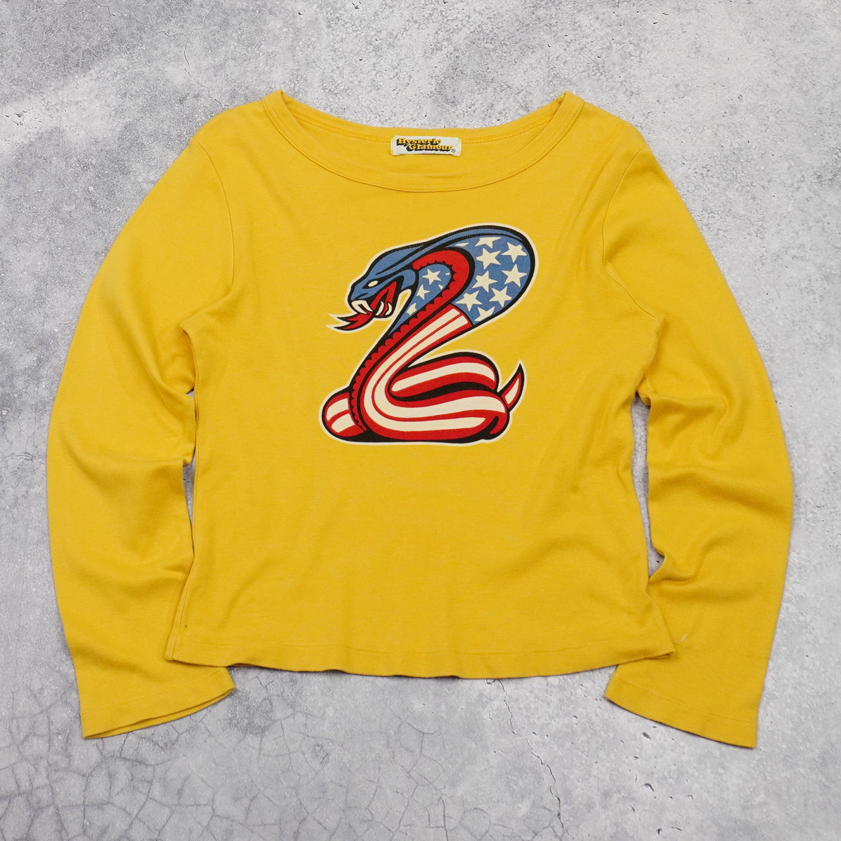 2000s Hysteric Glamour Snake Graphic Top Long Sleeve