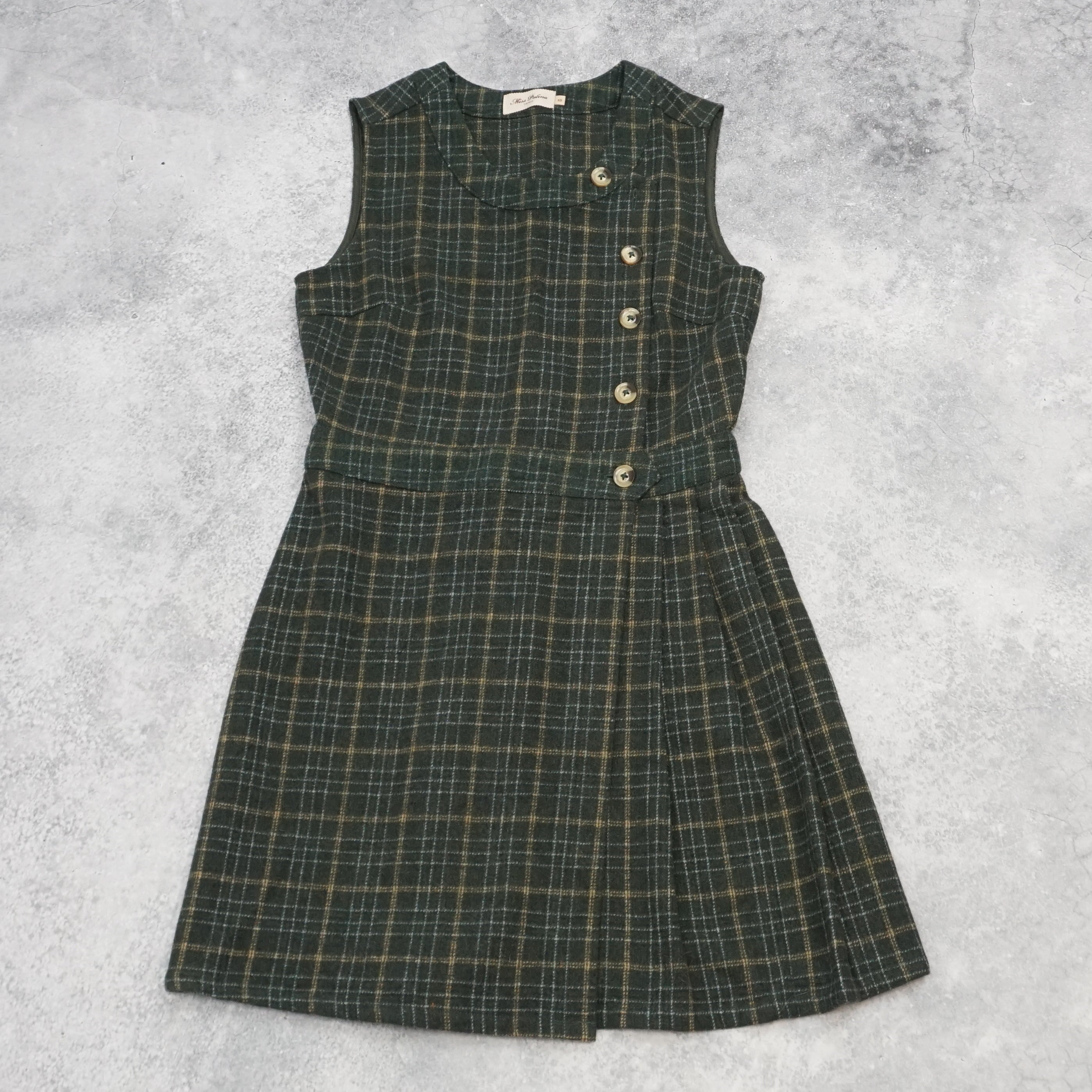 Miss Patina Checked Patterned Dress