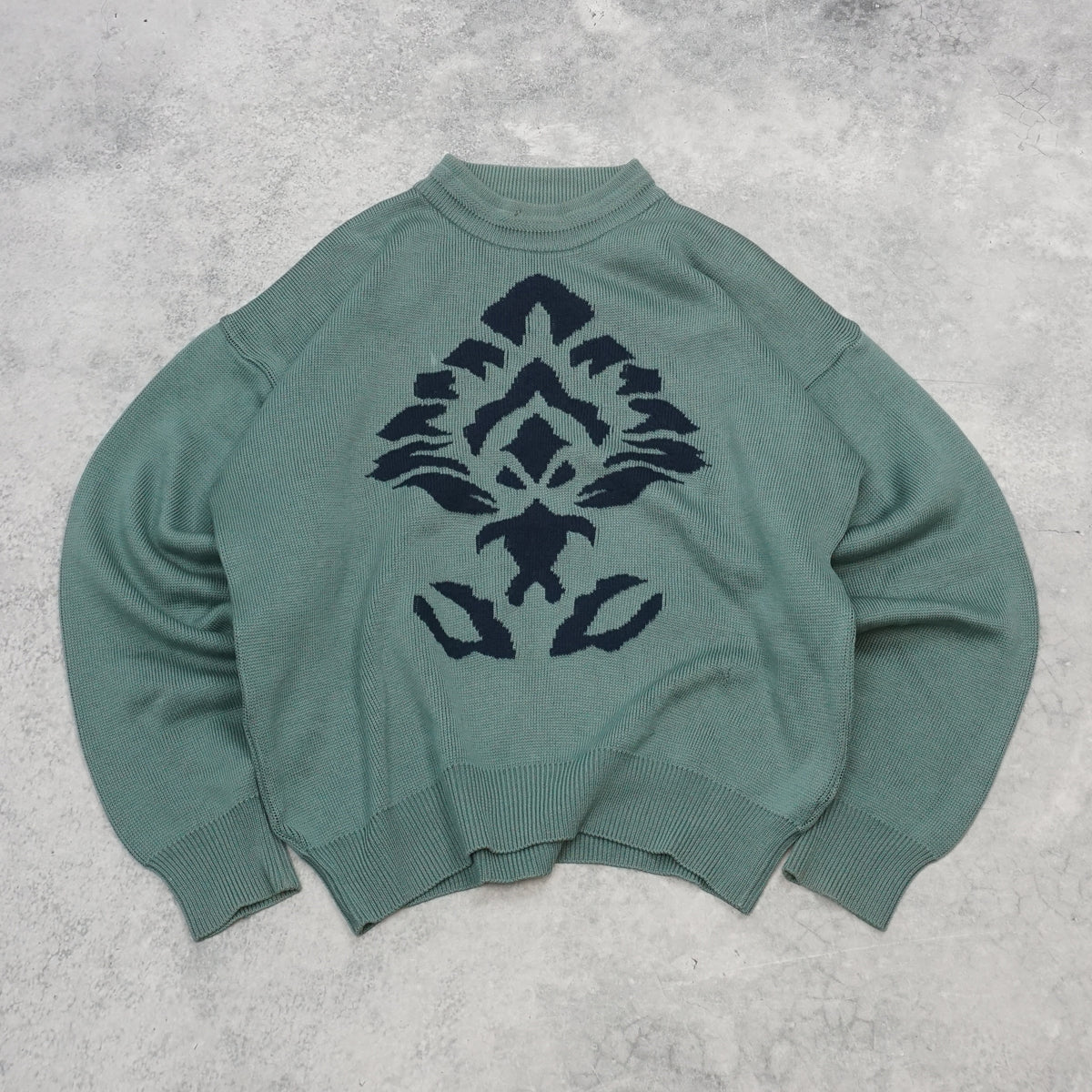 90s Christian Dior Sports Intarsia Knit Sweater