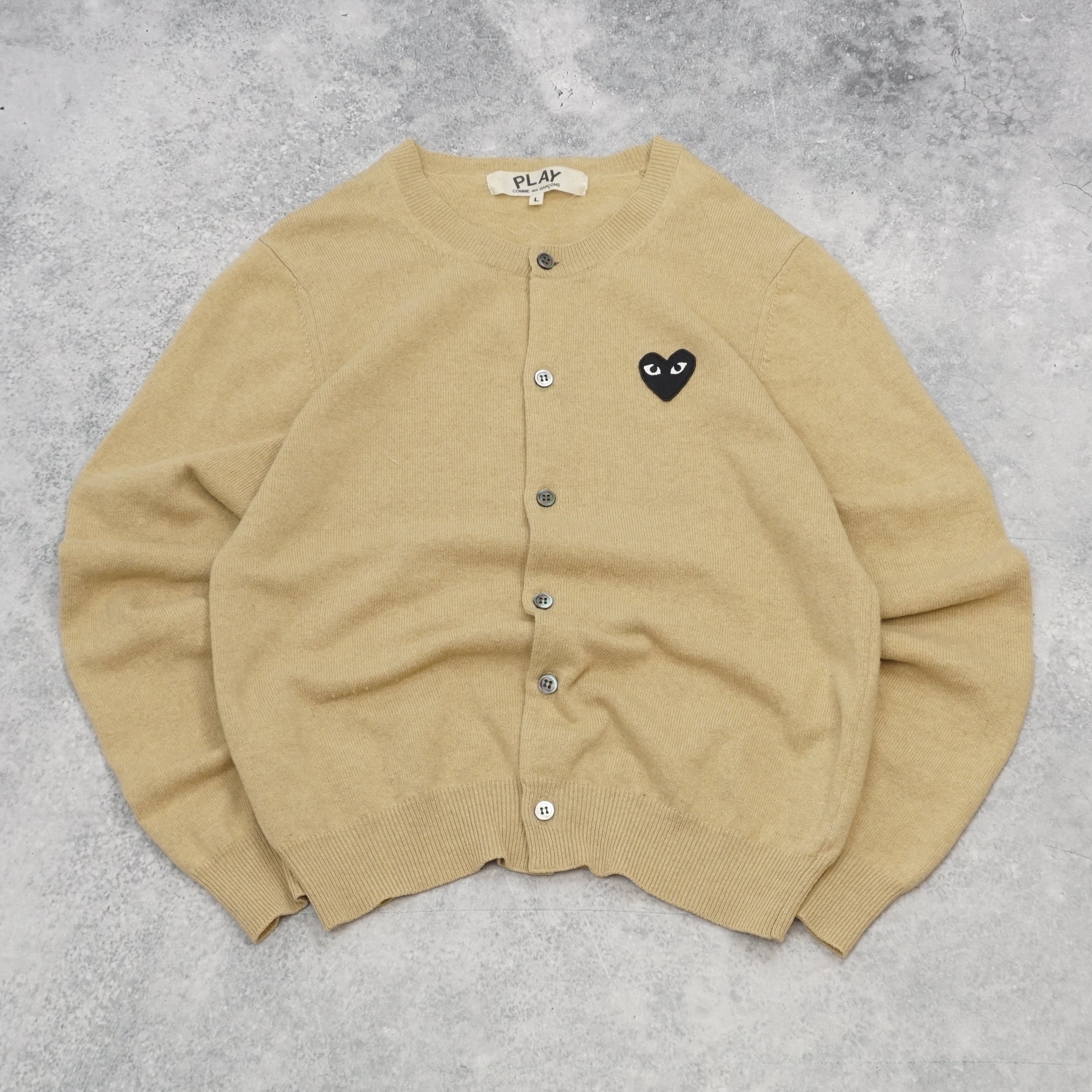 Comme Des Garçons Play Heart Cardigan