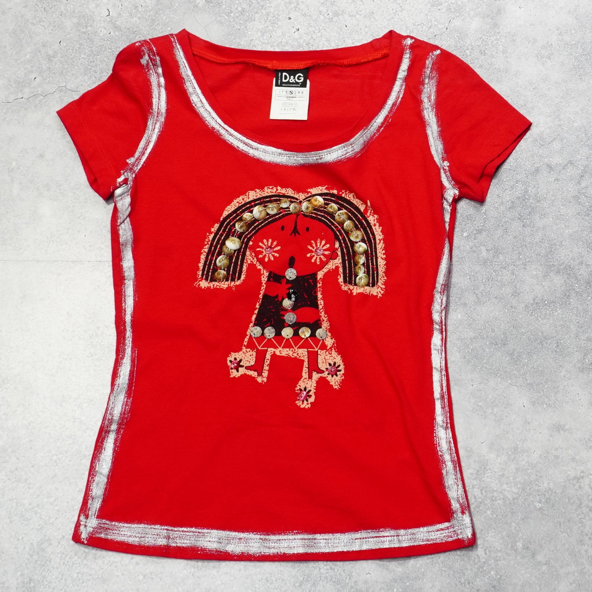 2000s Dolce & Gabbana Embellished T-Shirt