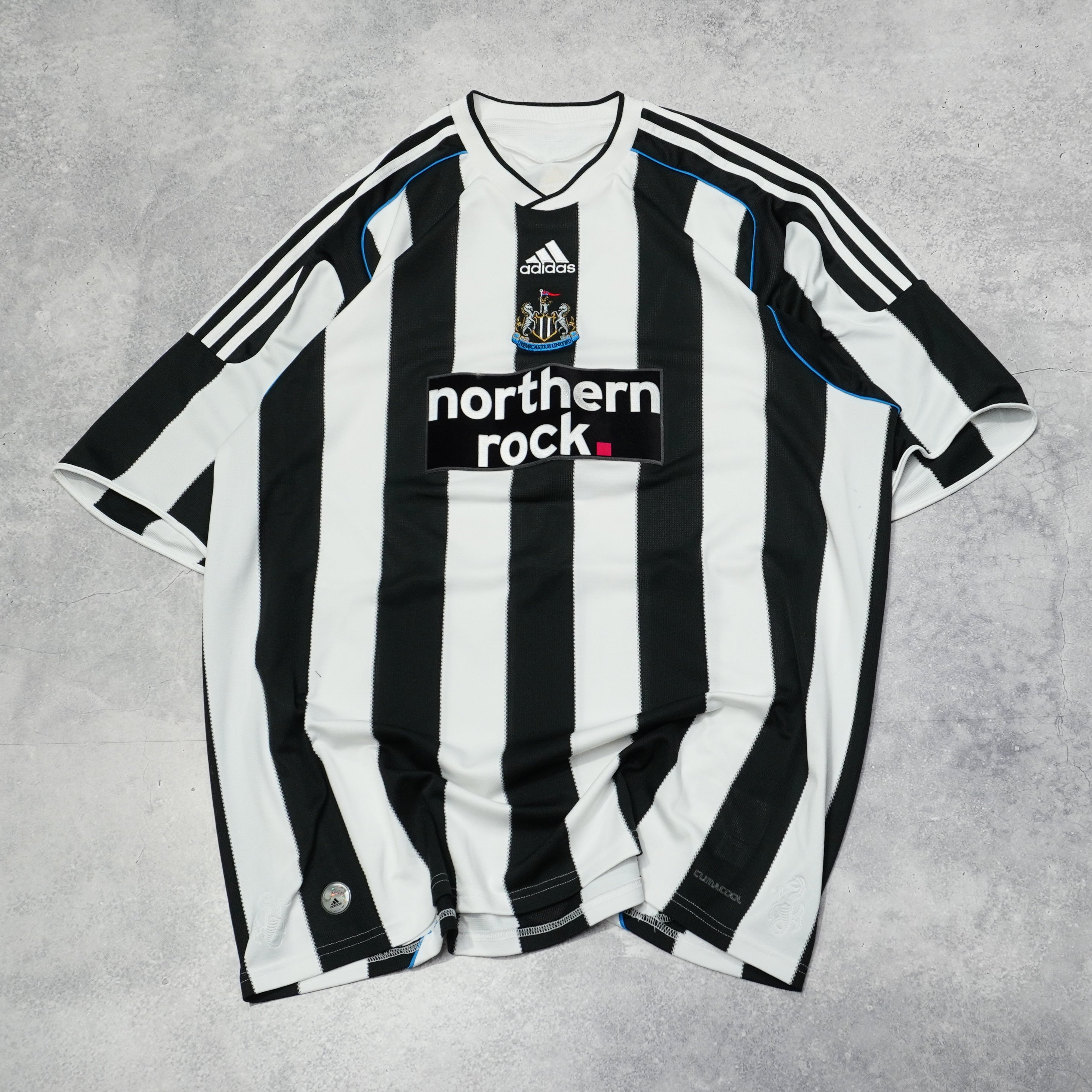 2000s Adidas Newcastle United Home Jersey