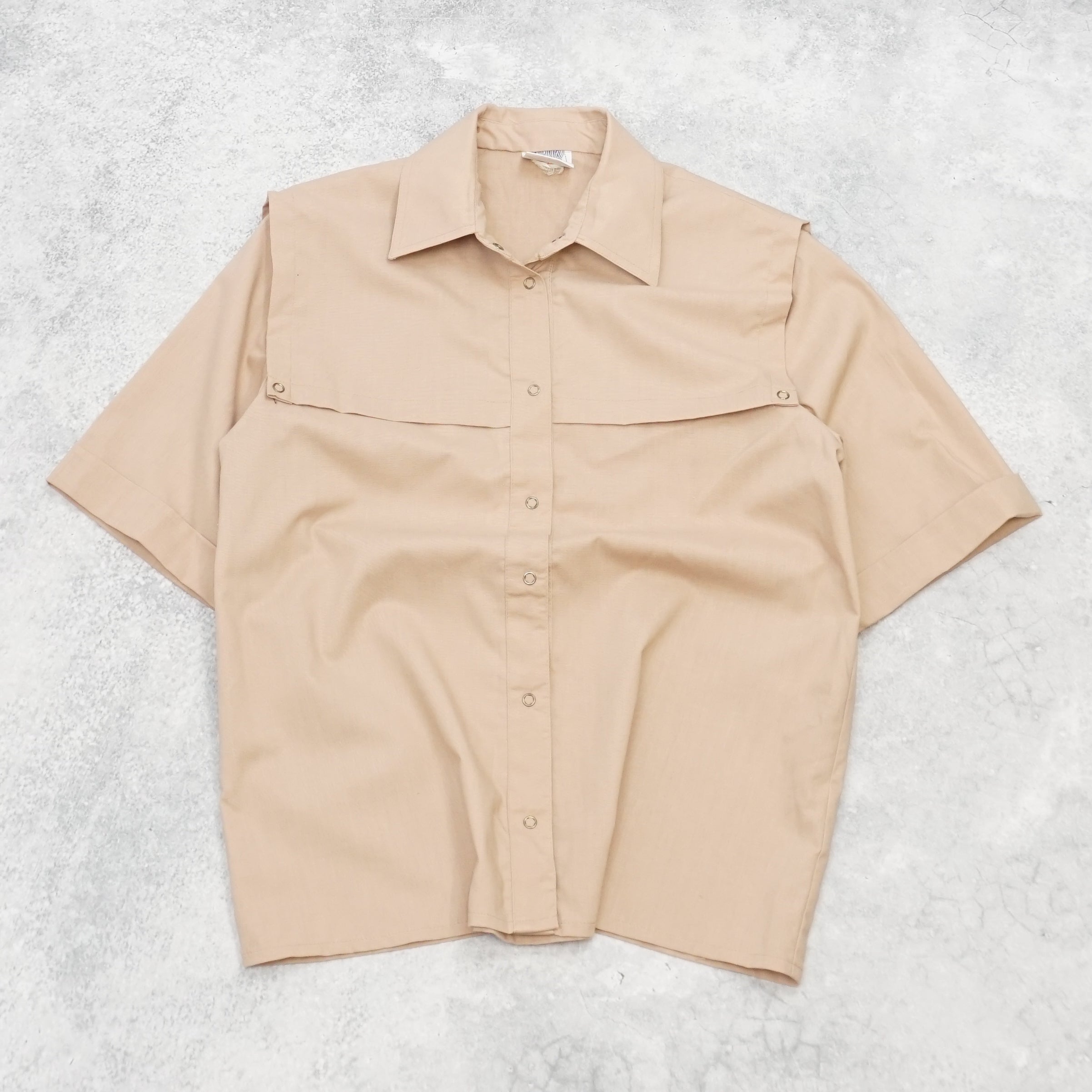 90s Crazy Horse Snap Button Shirt