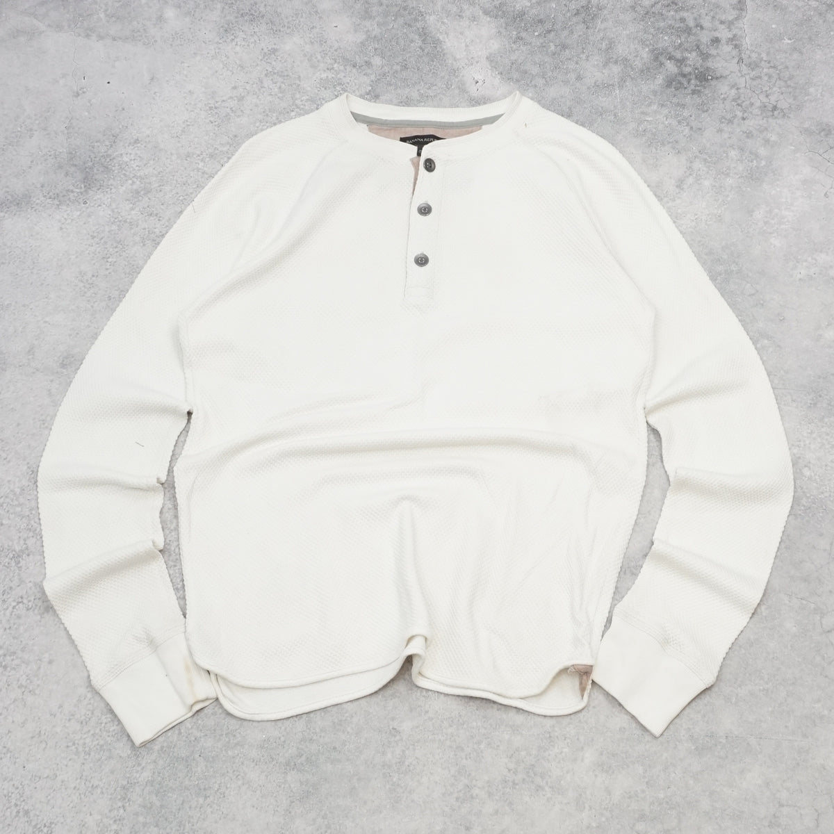 Banana Republic Waffle Knit Sweater Henley