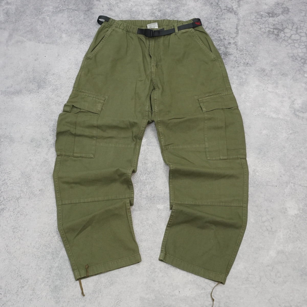 2000s Gramicci Belted Olive Cargo Pants