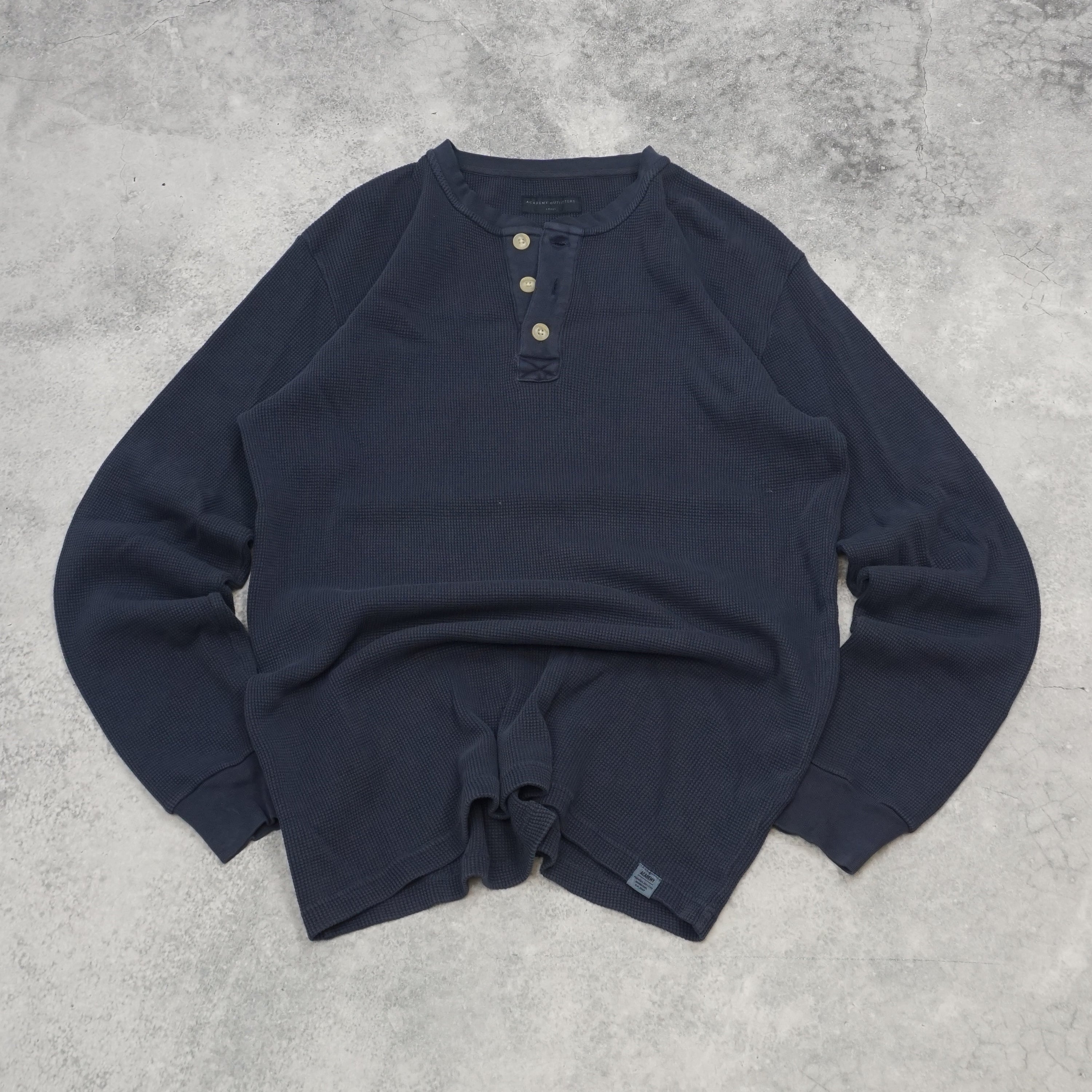 Academy Outfitters Waffle Knit Top Long Sleeve