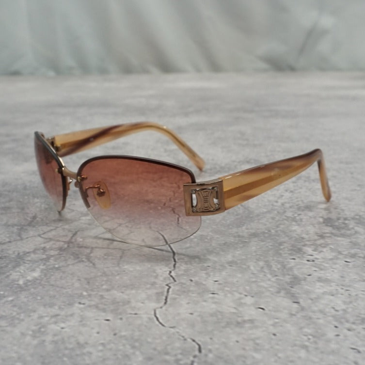 2000s Celine Rimless Gradient Sunglasses