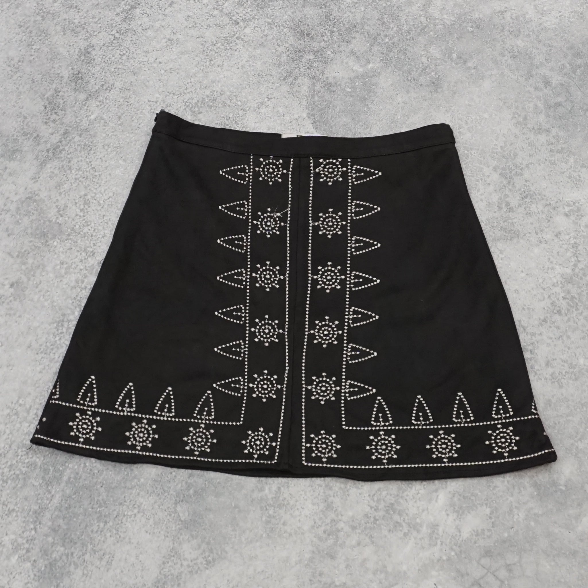 2000s Evie Suede Skirt
