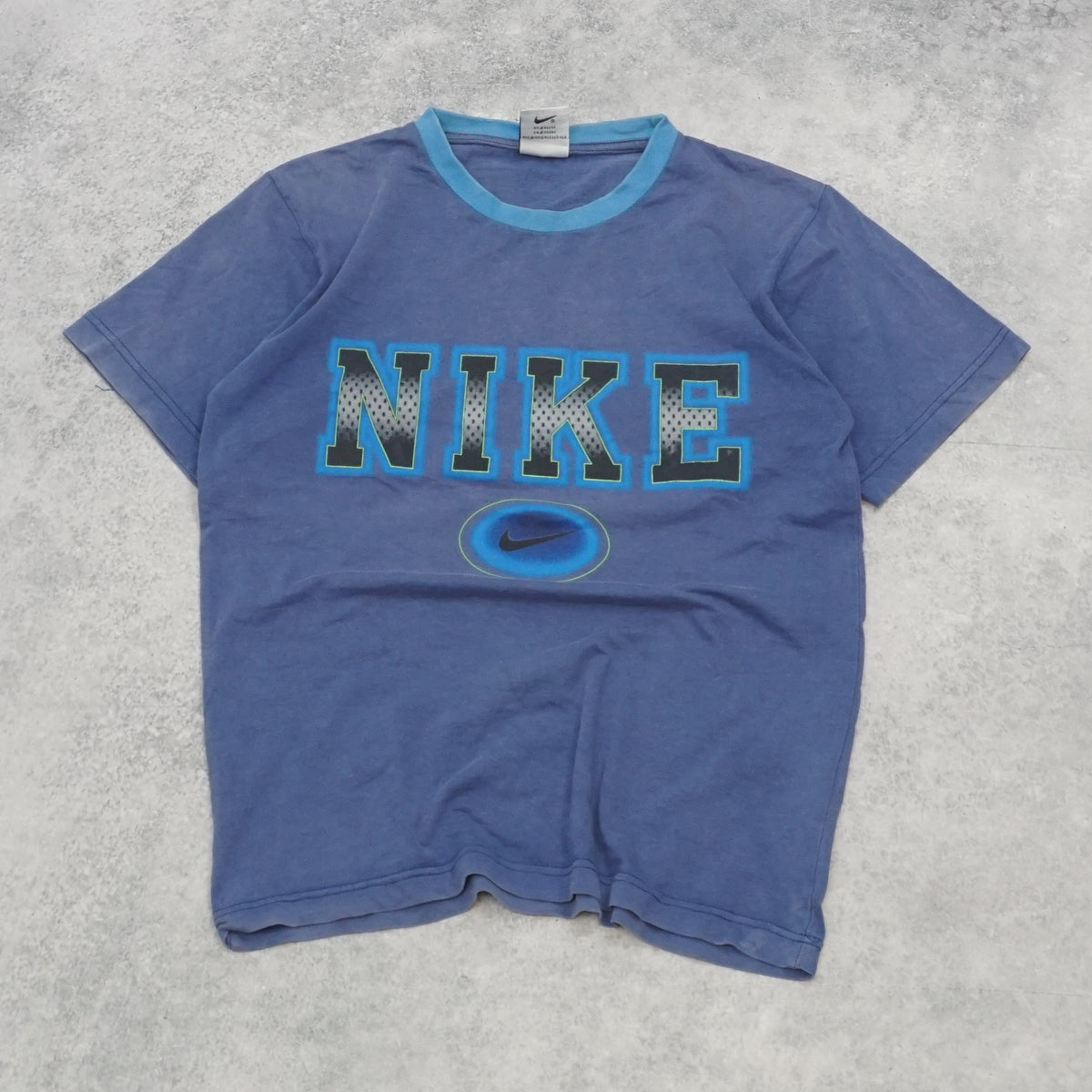 90s Nike Spellout Ringer Graphic T-Shirt