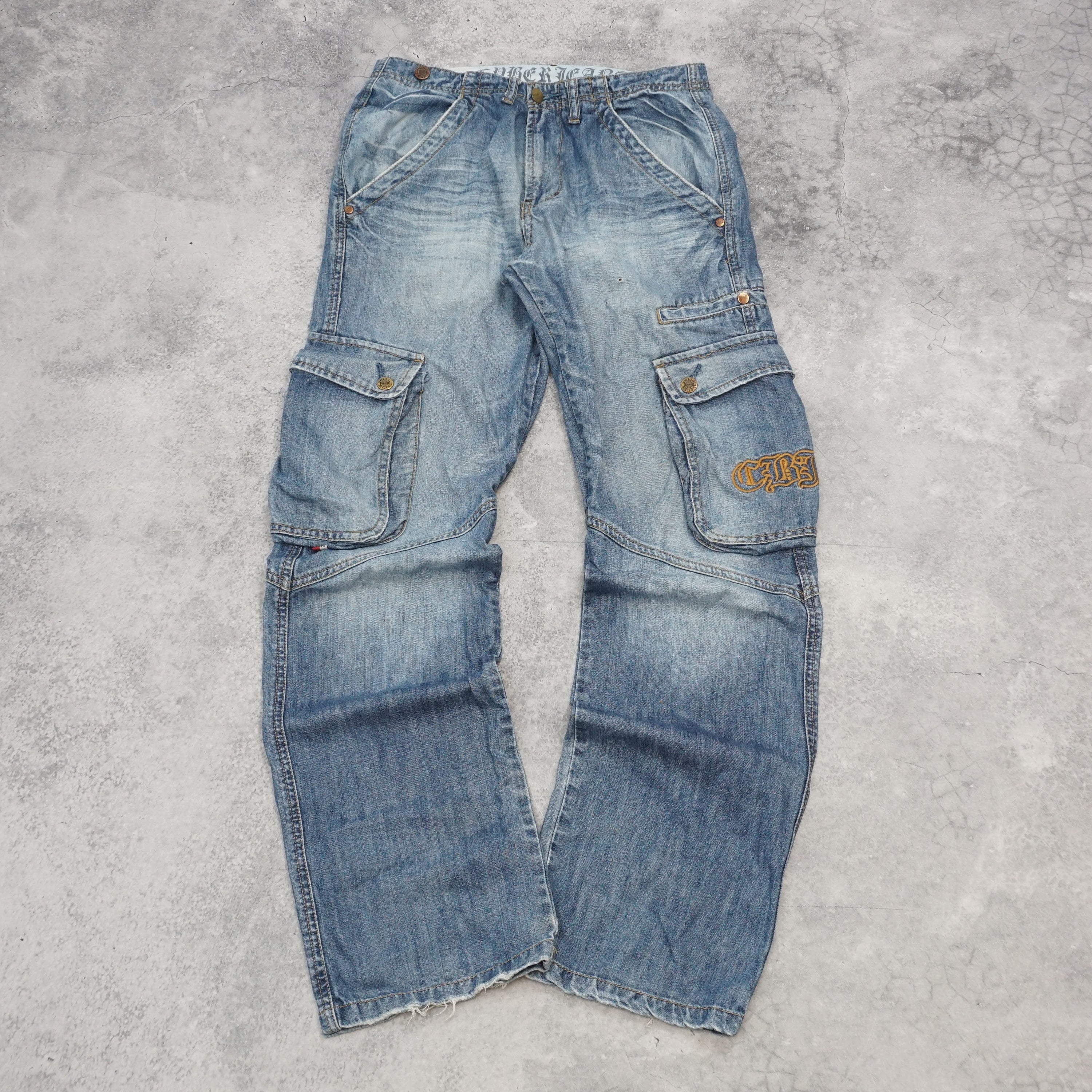 2000s Cyber Jeans Cargo Pants