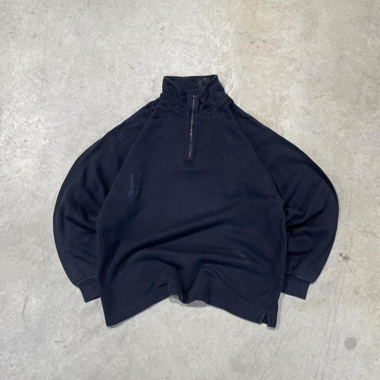 2000s Nike Oversized Quarter Zip Hoodie