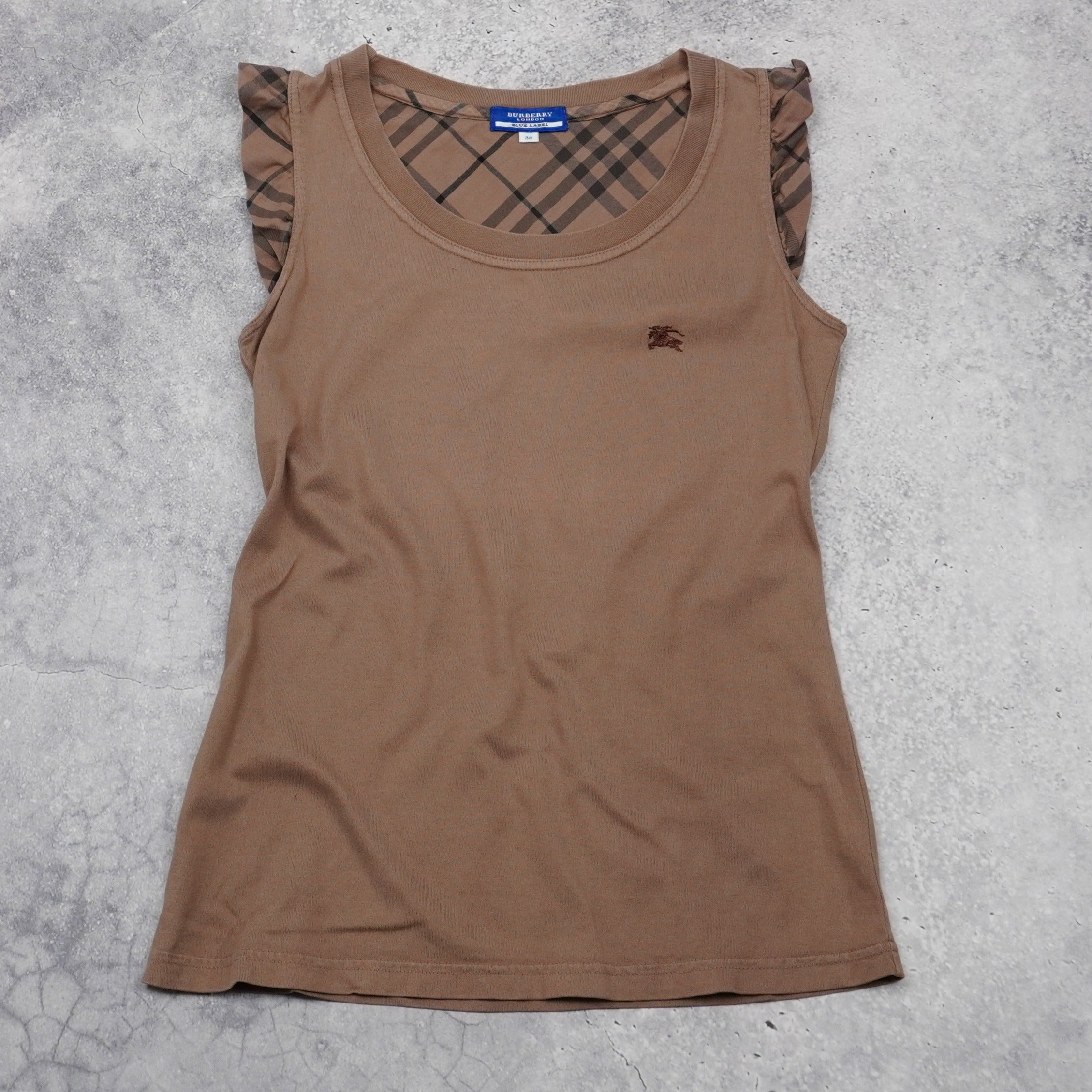 2000s Burberry Blue Label Tank Top