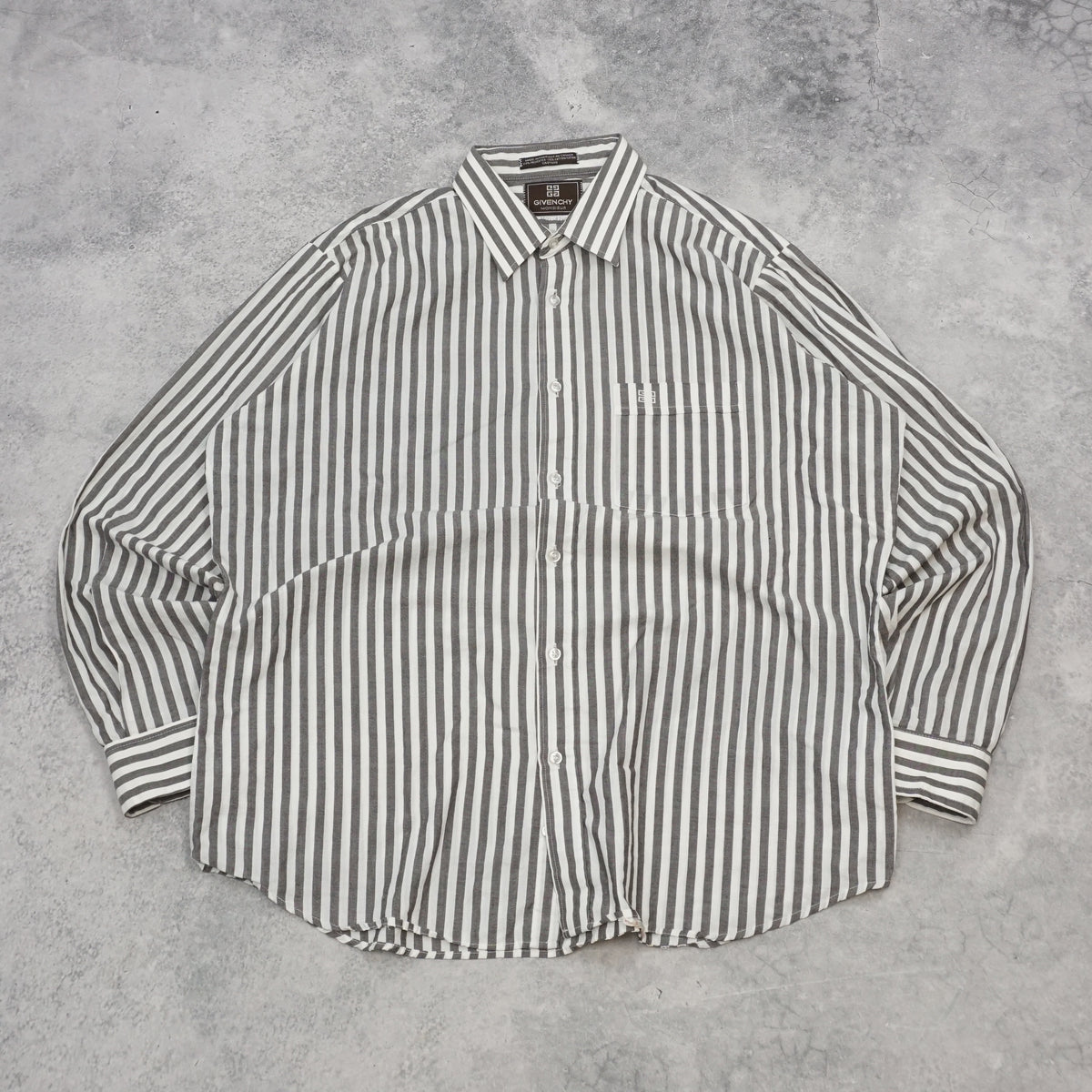 80s Givenchy Monsieur Striped Shirt