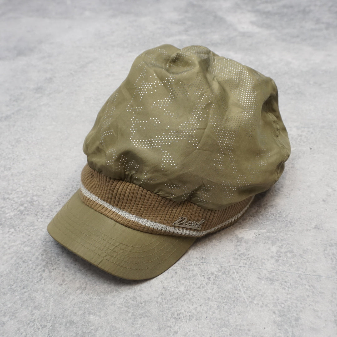 2000s Diesel Silk Newsboy Hat