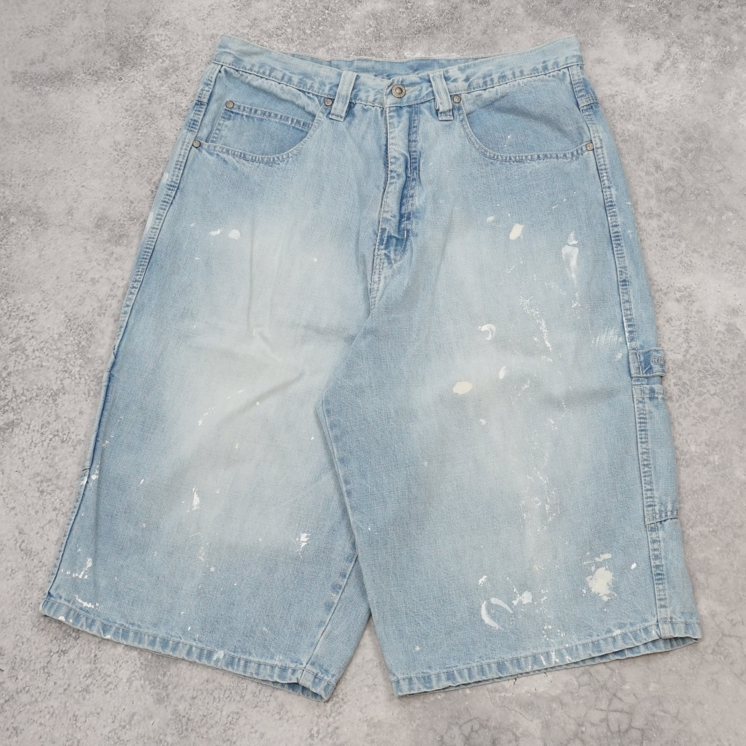 2000s Roca Wear Distressed Denim Shorts
