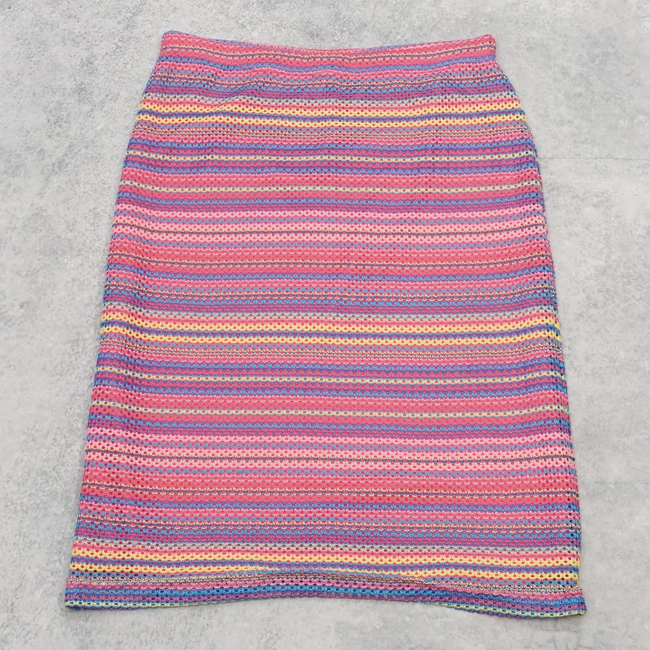 90s Jay Jay's Striped Knit Midi Skirt