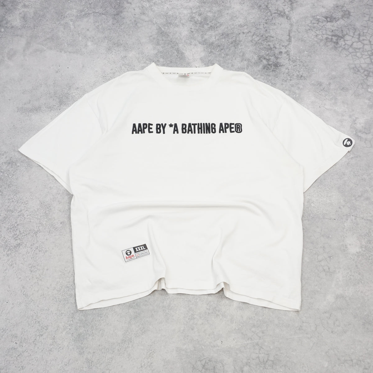 AAPE by A Bathing Ape Spellout Embroidered T-Shirt