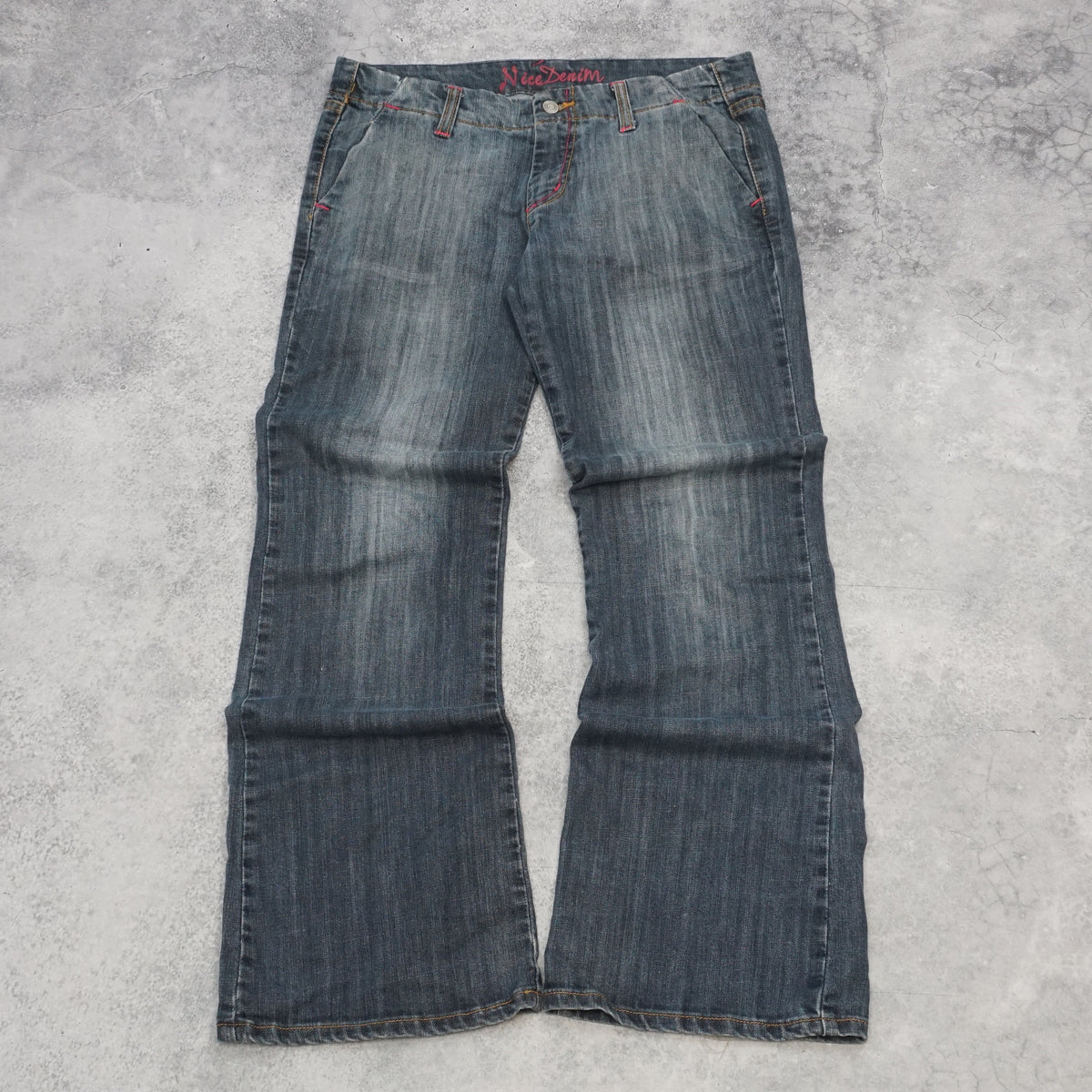 2000s Oviesse Flared Low Rise Jeans
