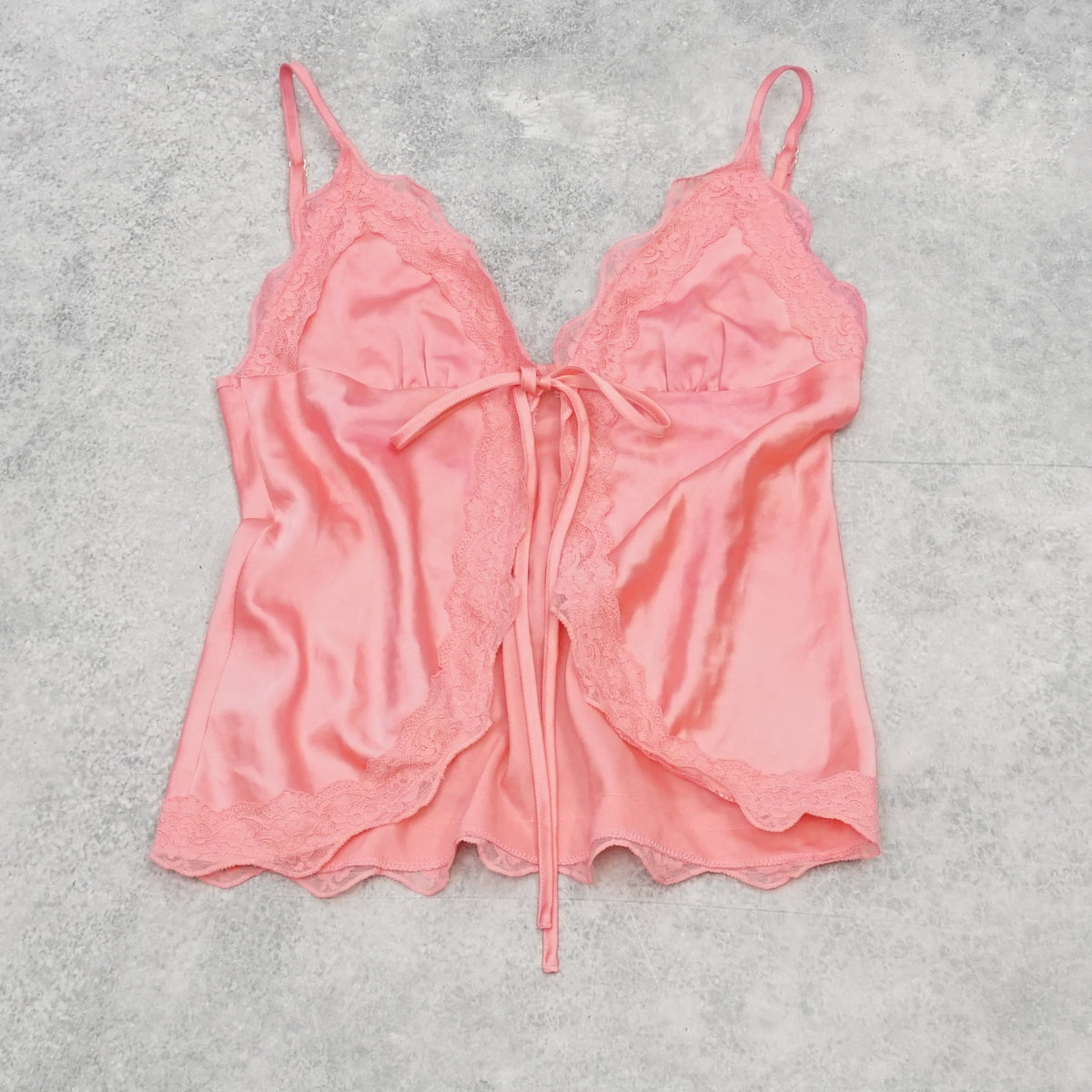 Love Notes Satin Lace Cami Top