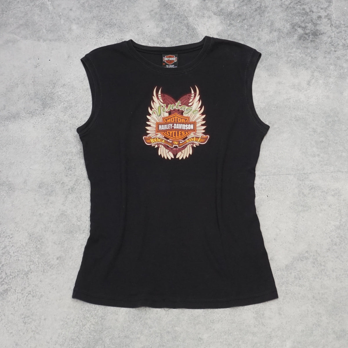 2000s Harley Davidson Graphic Wings Tank Top