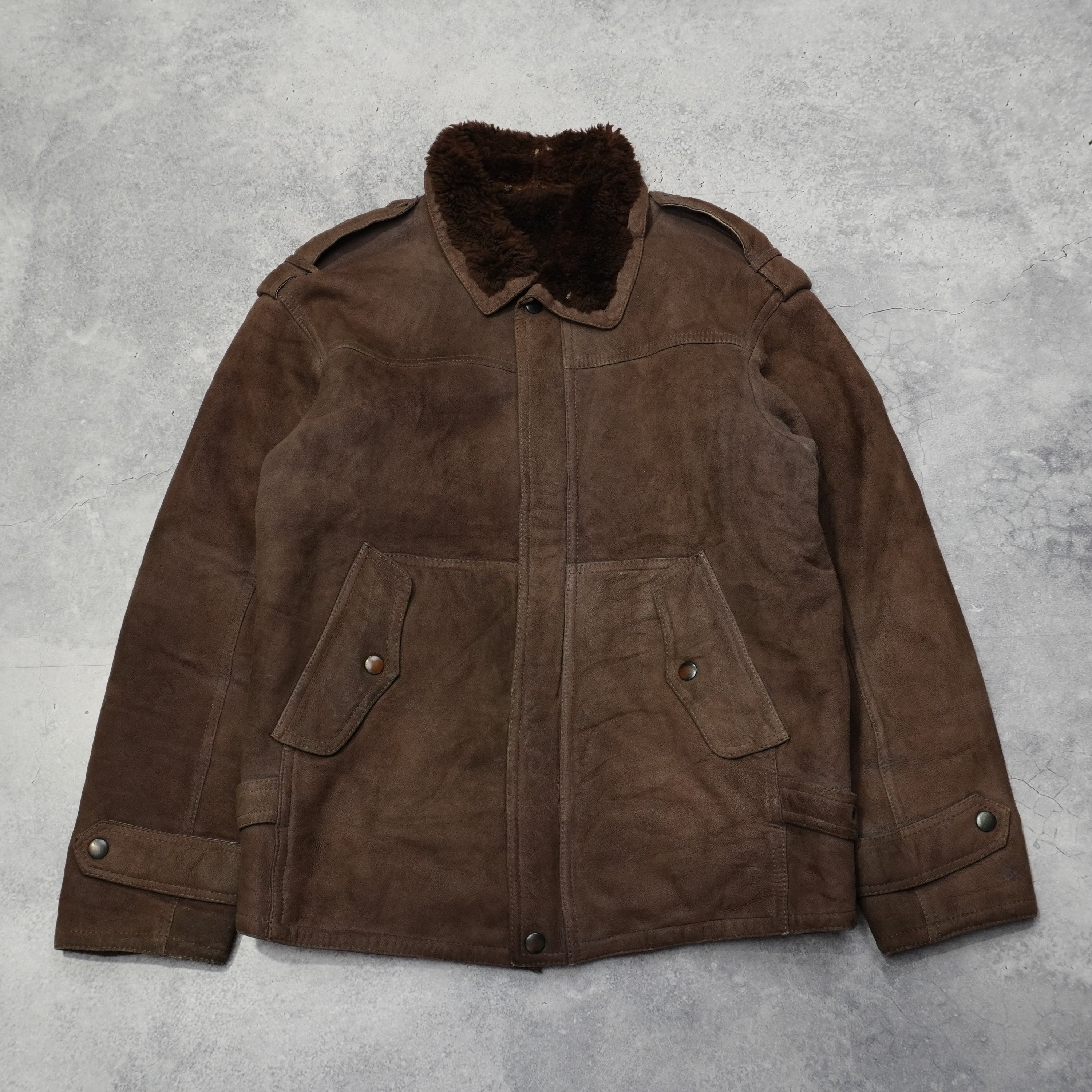 Faux Shealring Jacket
