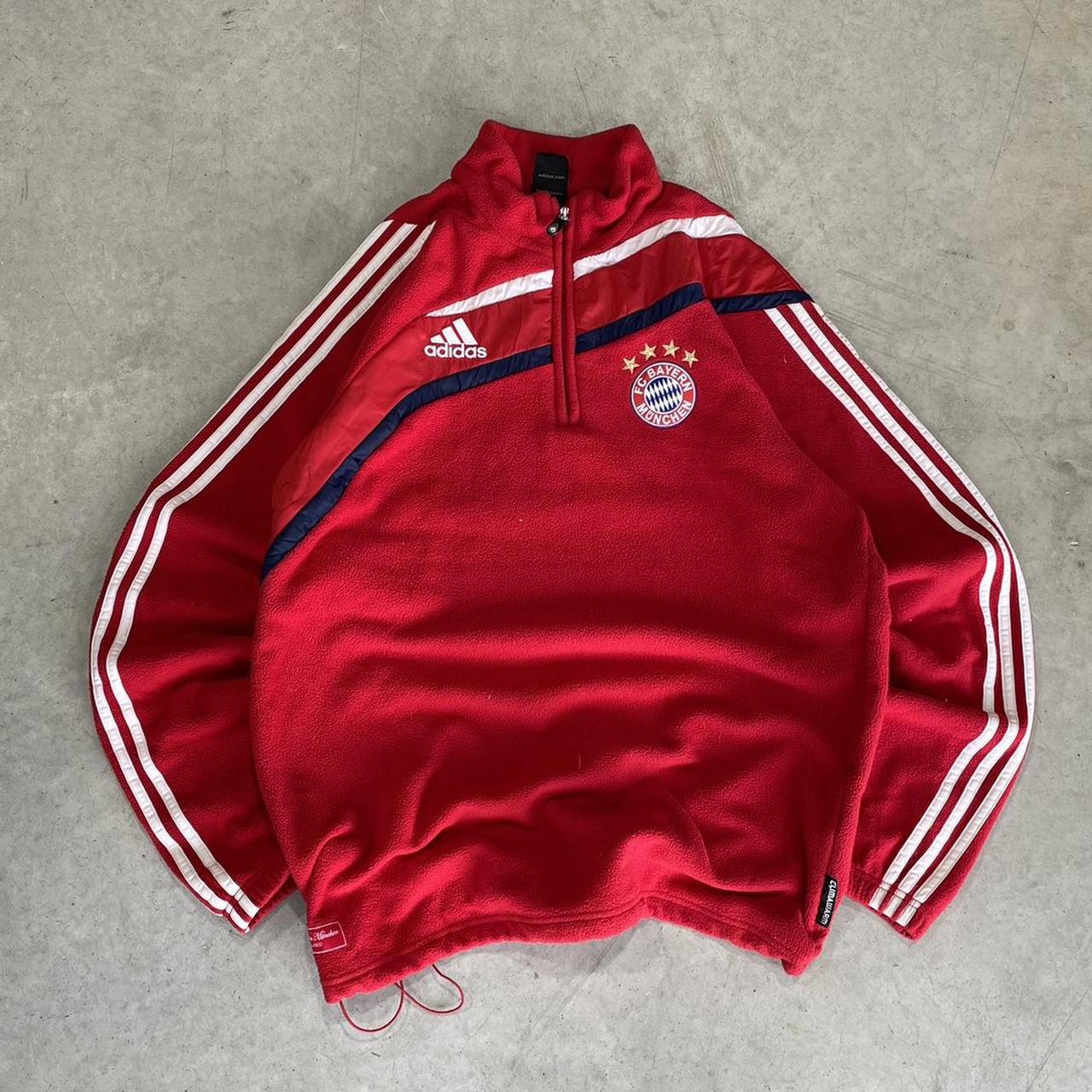 2000s Adidas Bayern Munich Quarter Zip Fleece
