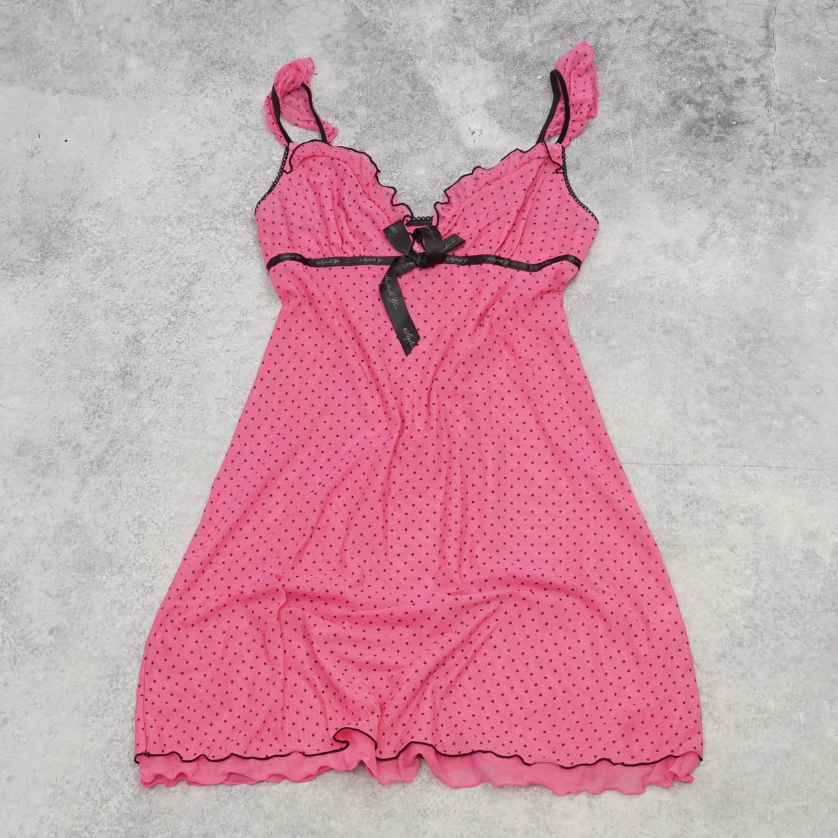 2000s Yes Polka Dot Mini Dress