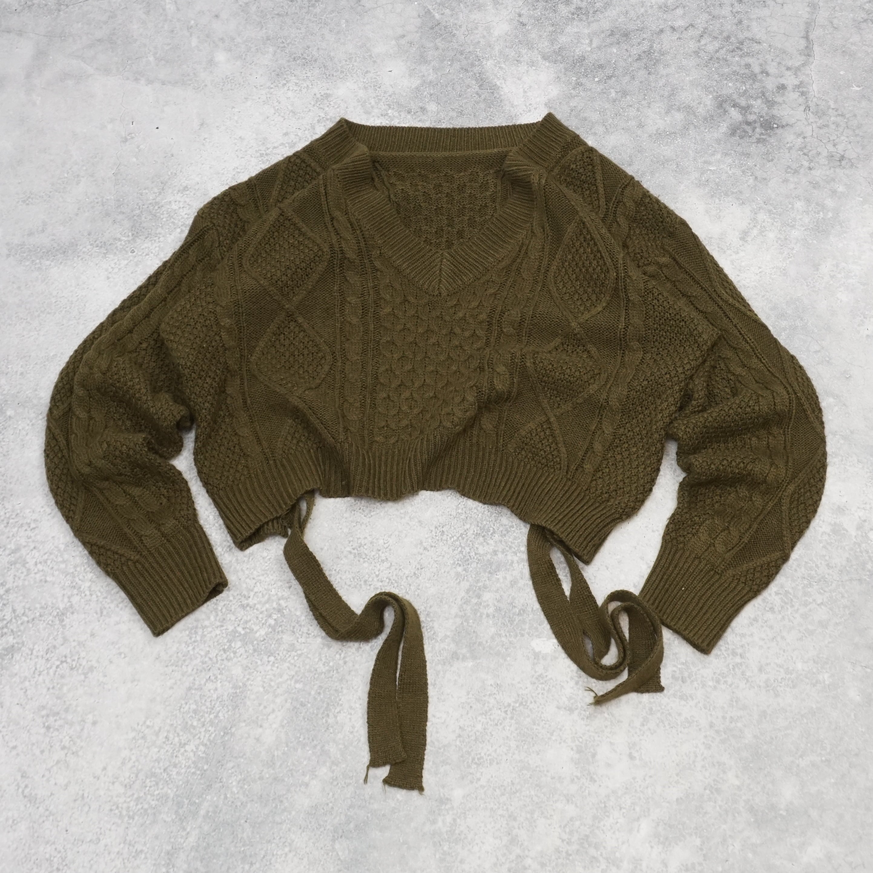 Cable Knit Cropped Knit