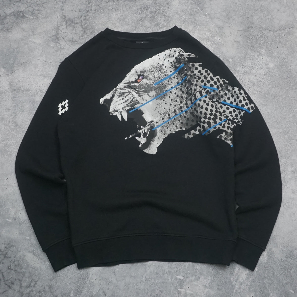 Marcelo Burlon County Of Milan Lion Graphic Crewneck Sweater