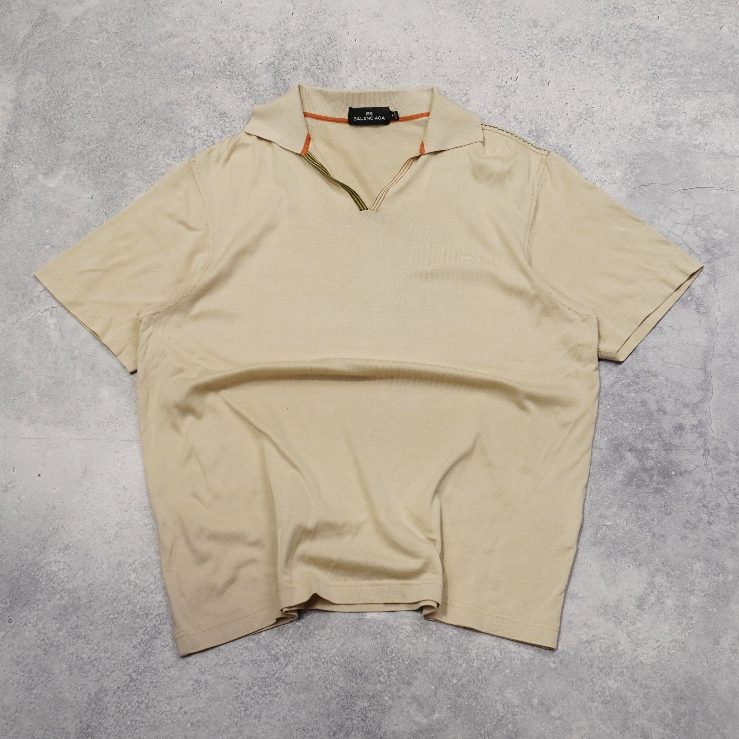 2000s Balenciaga Open Collar Polo