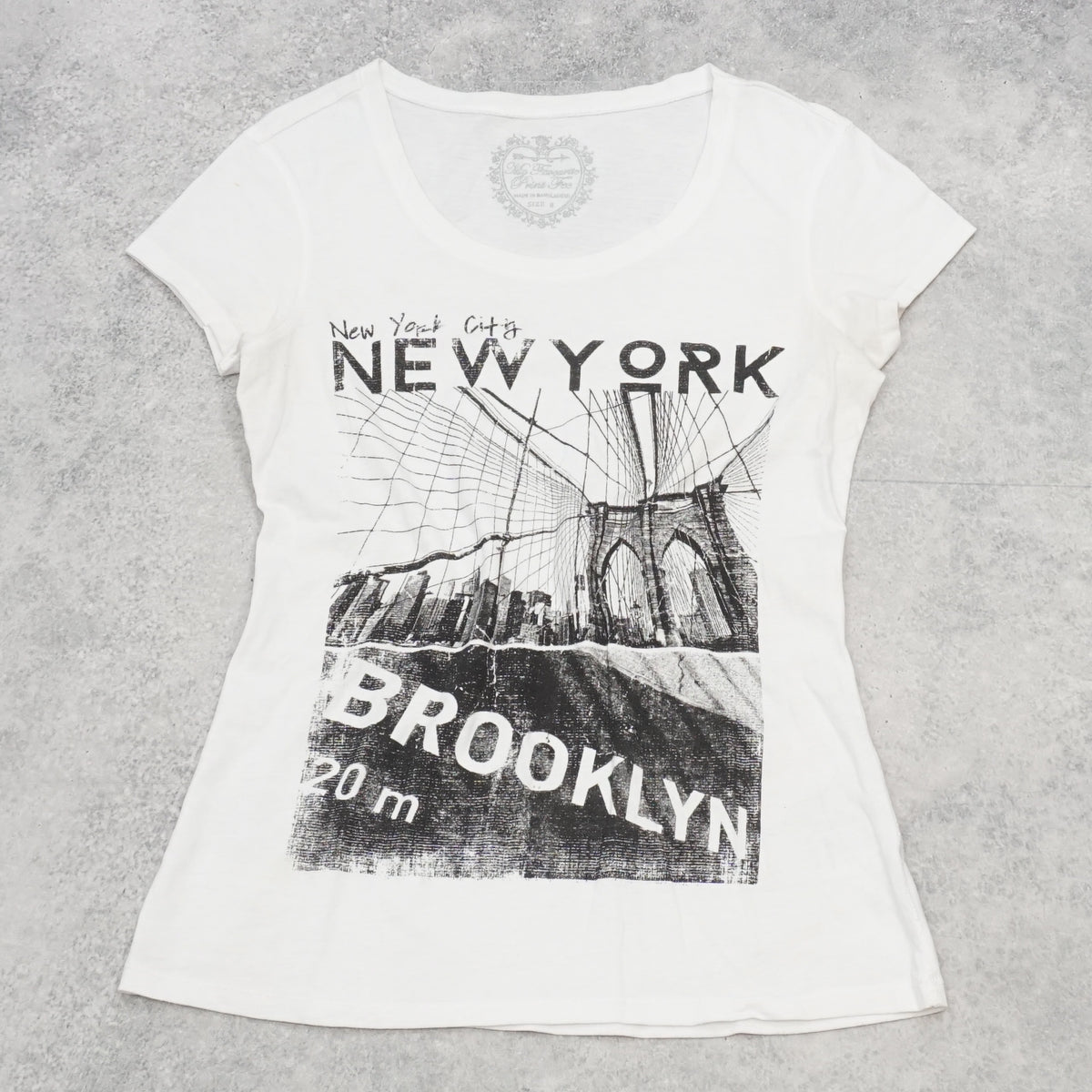 My Favourite Print Fox New York Brooklyn Graphic T-Shirt