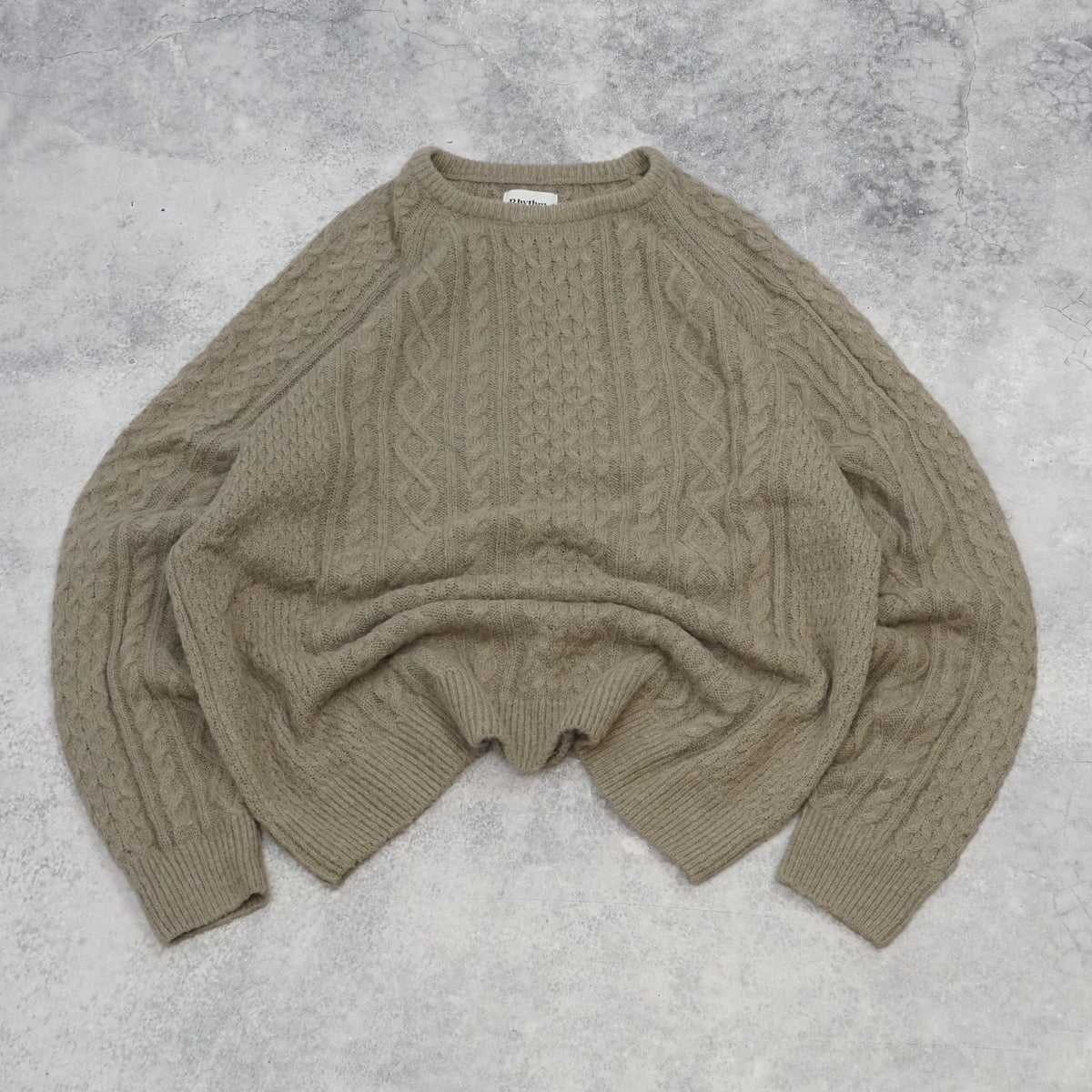 Rhythm Cable Knit Fisherman Knit Sweater
