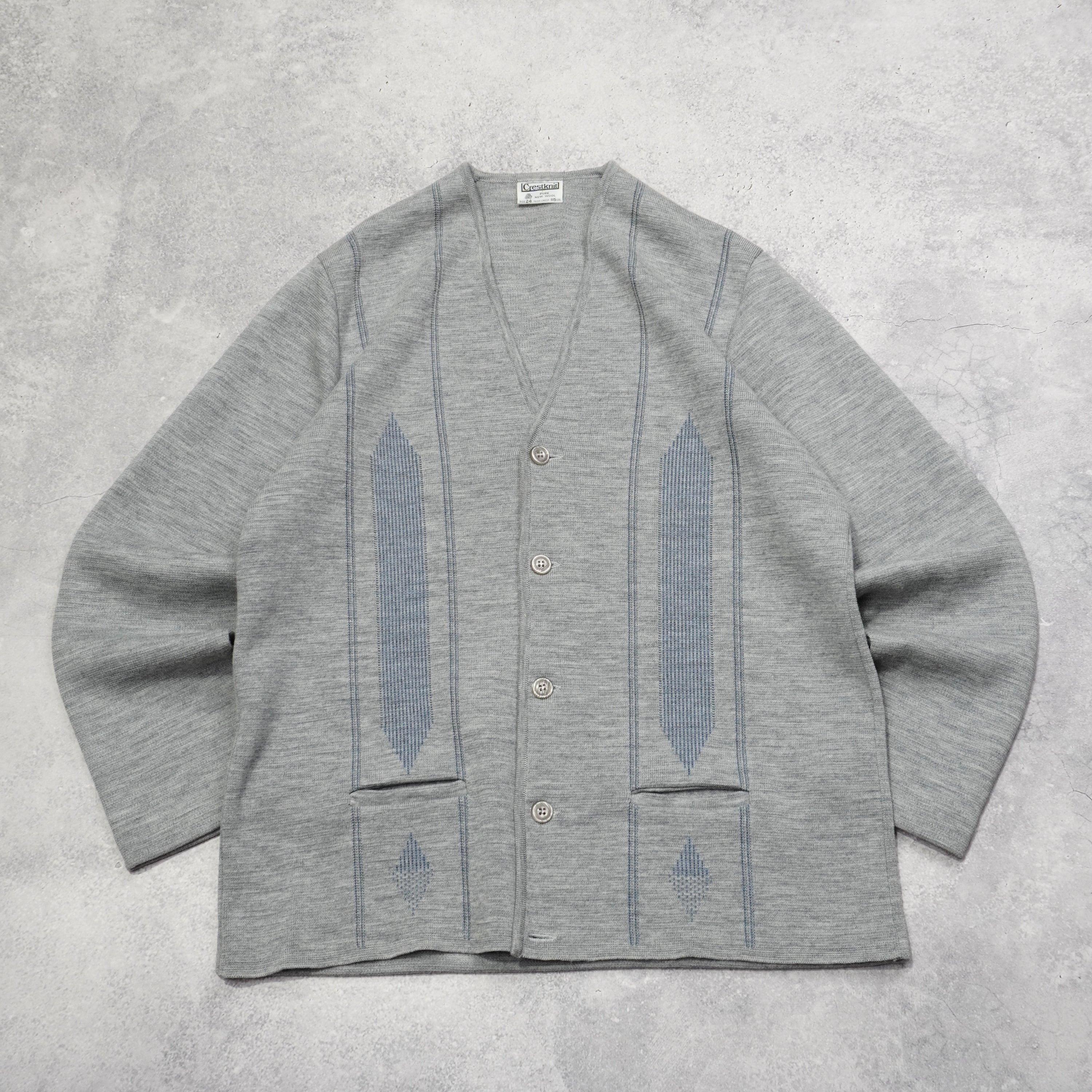 80s Crestknit Pure New Wool Knit