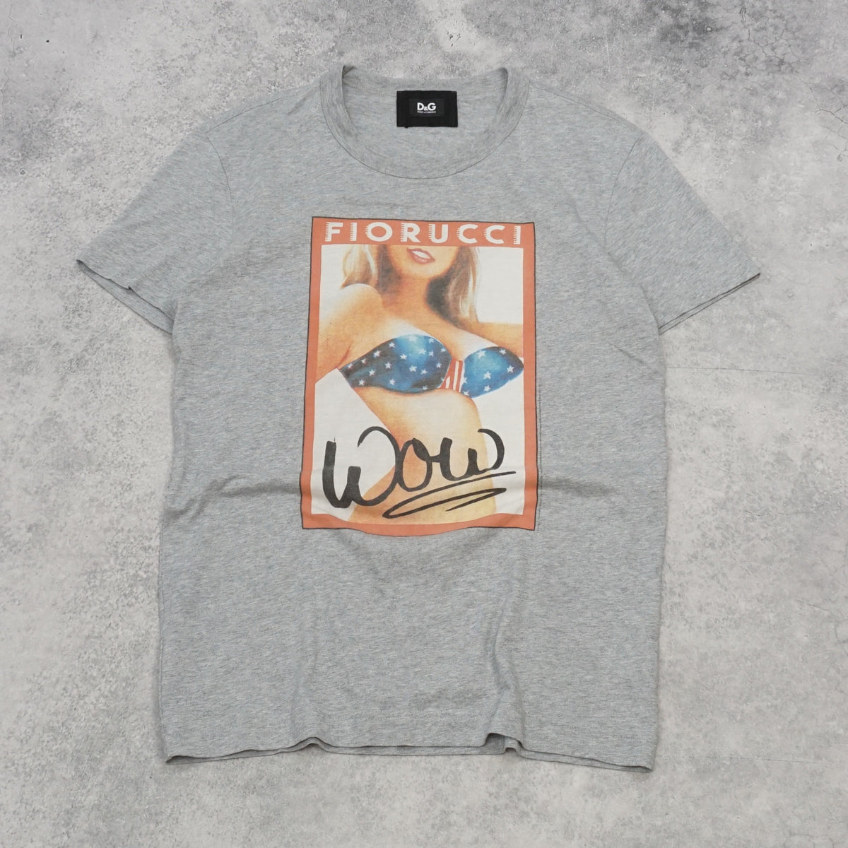 2000s D&G Fiorucci Graphic T-Shirt