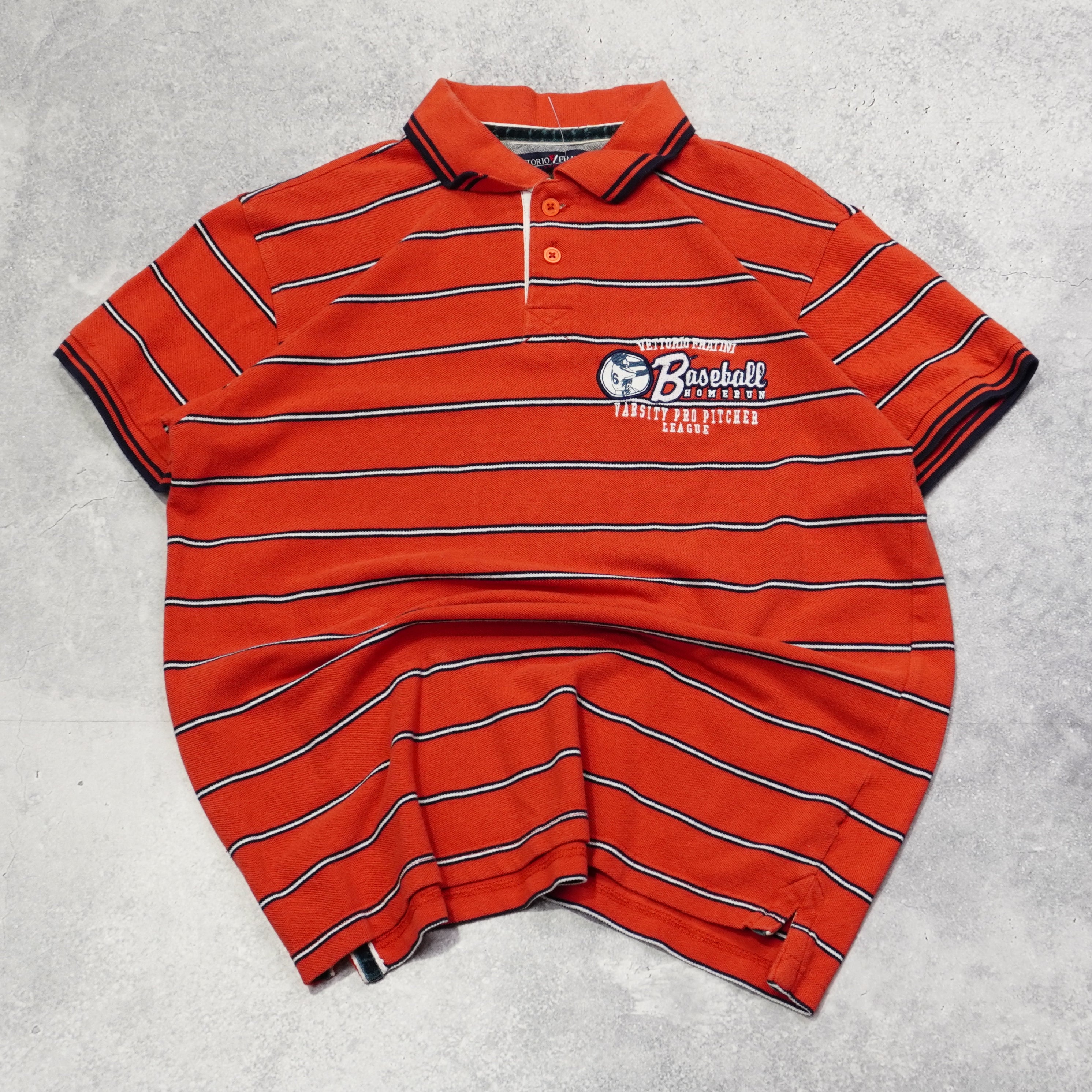 Vettorio Fratini Baseball Embroidered Polo